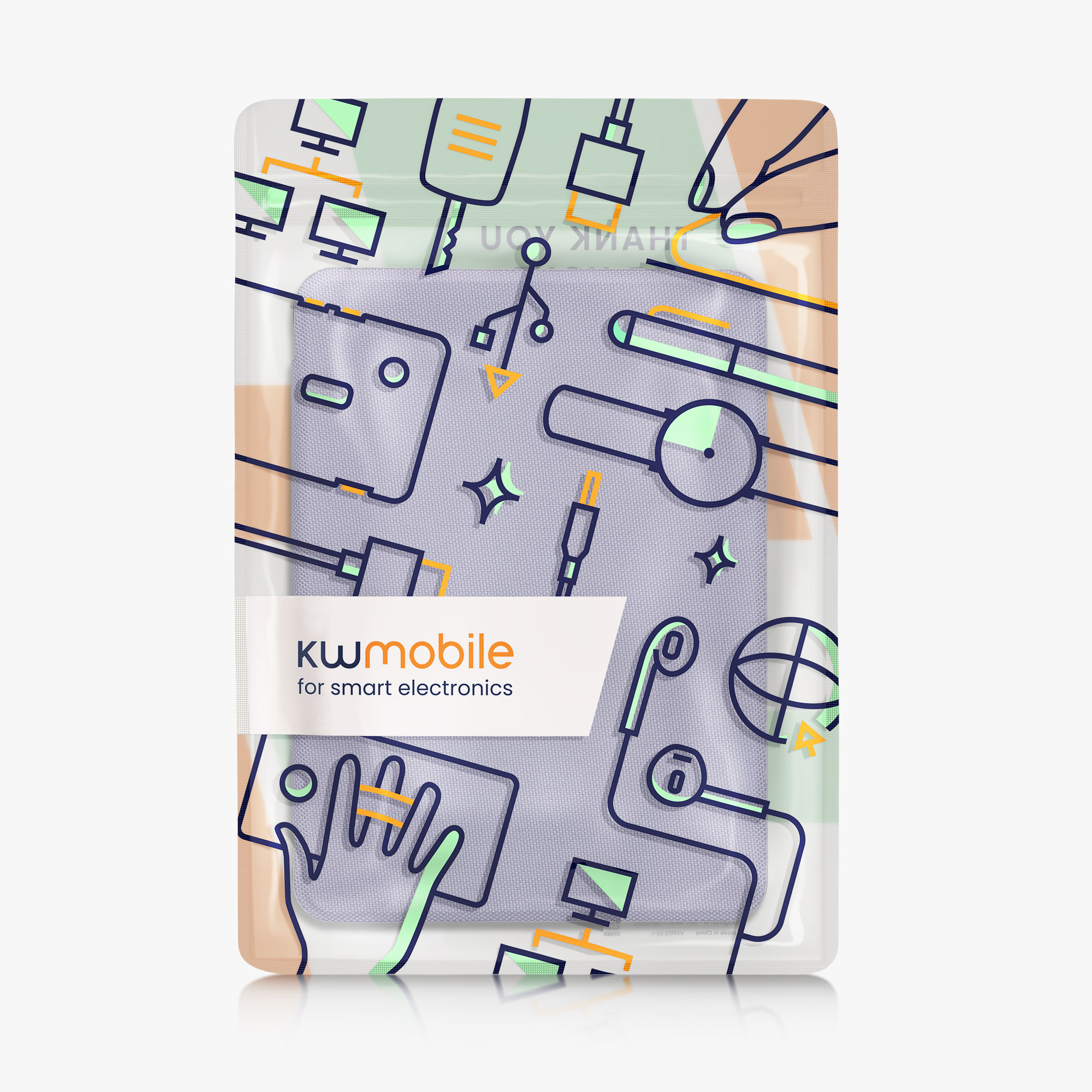 Pouzdro na čtečku kwmobile pro Amazon Kindle Paperwhite (2024)/Colorsoft - levandulová