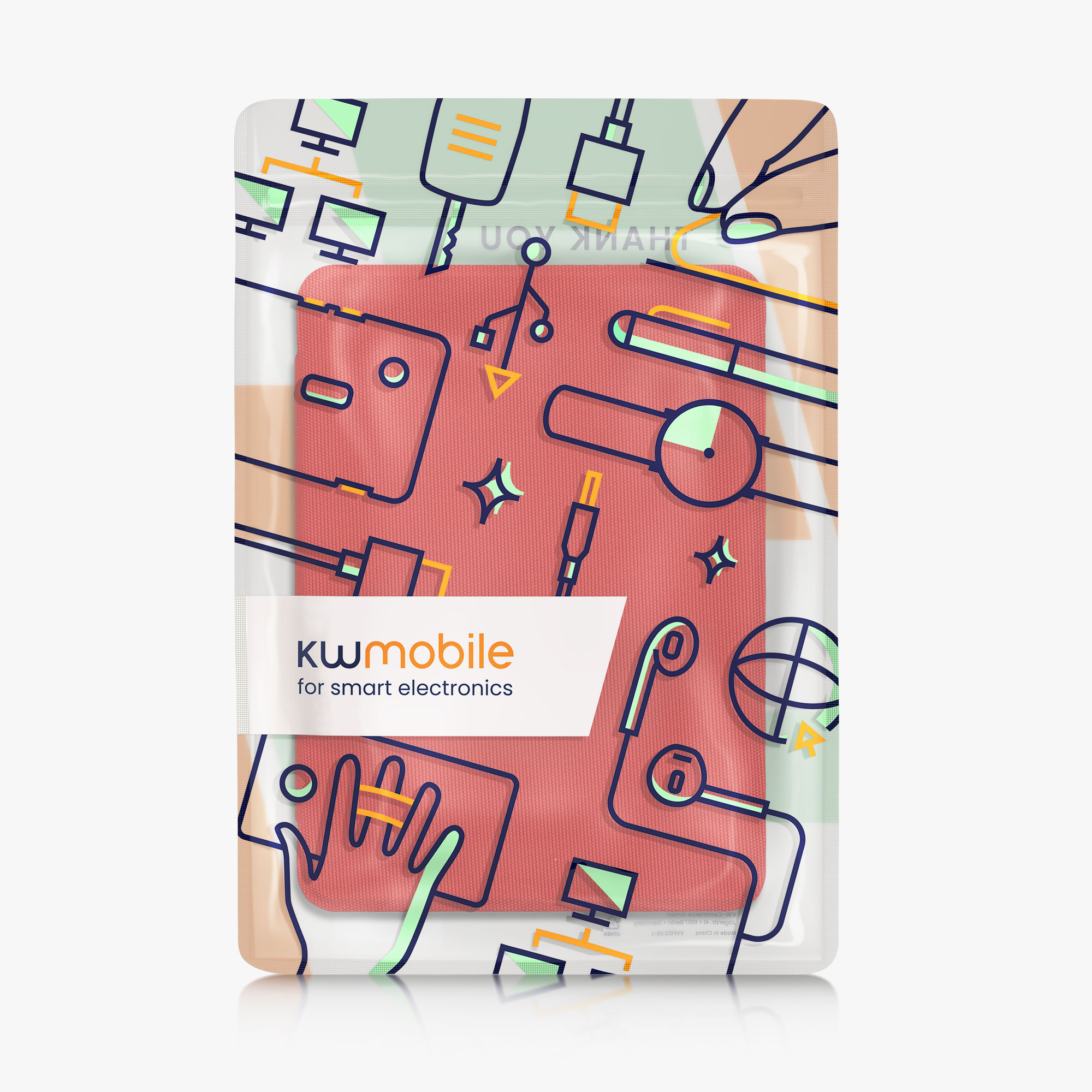 Pouzdro na čtečku kwmobile pro Amazon Kindle Paperwhite (2024)/Colorsoft - červená