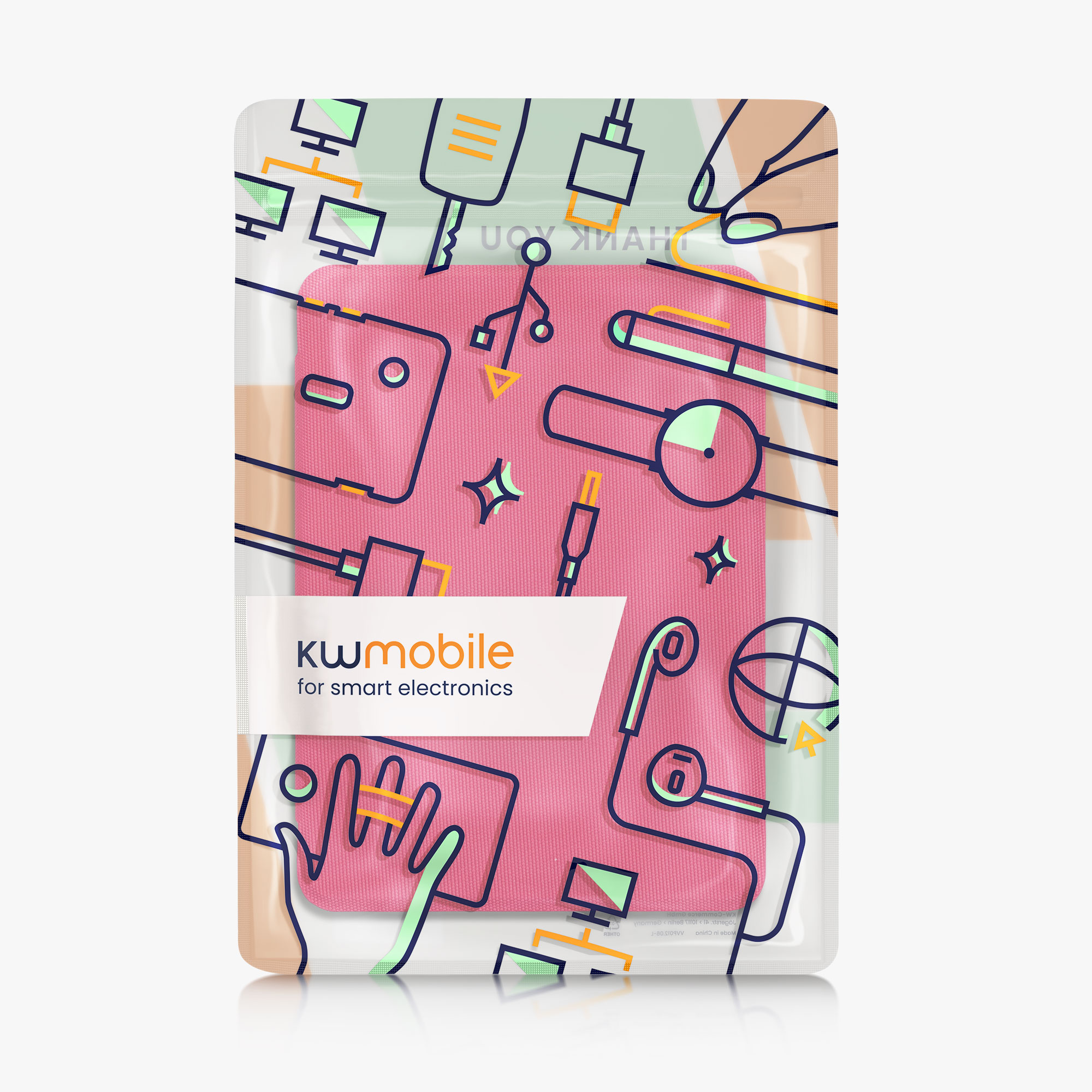 Pouzdro na čtečku kwmobile Kindle Paperwhite 2024 / Colorsoft - růžová