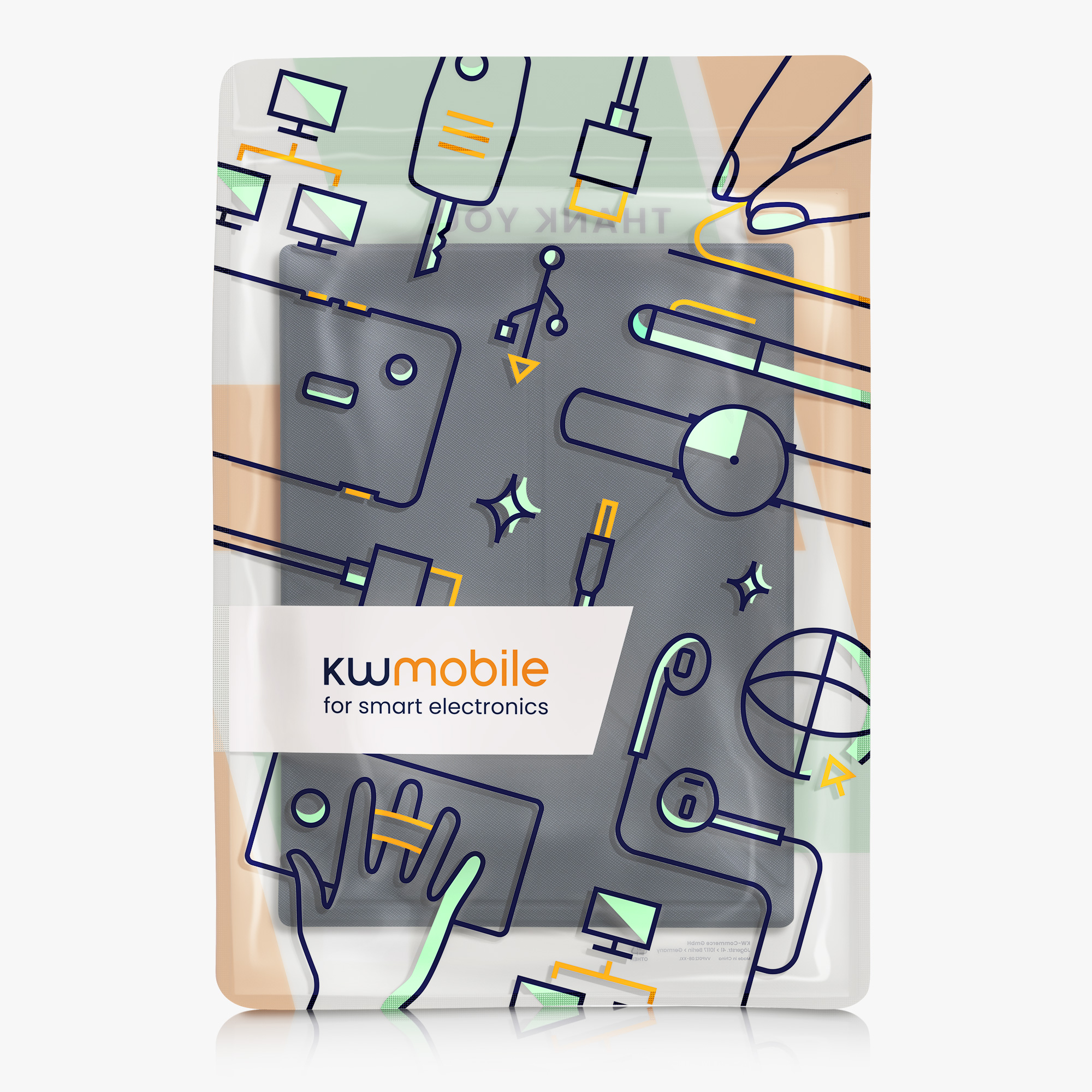 Pouzdro na tablet Remarkable Paper Pro kwmobile - tmavě modrá