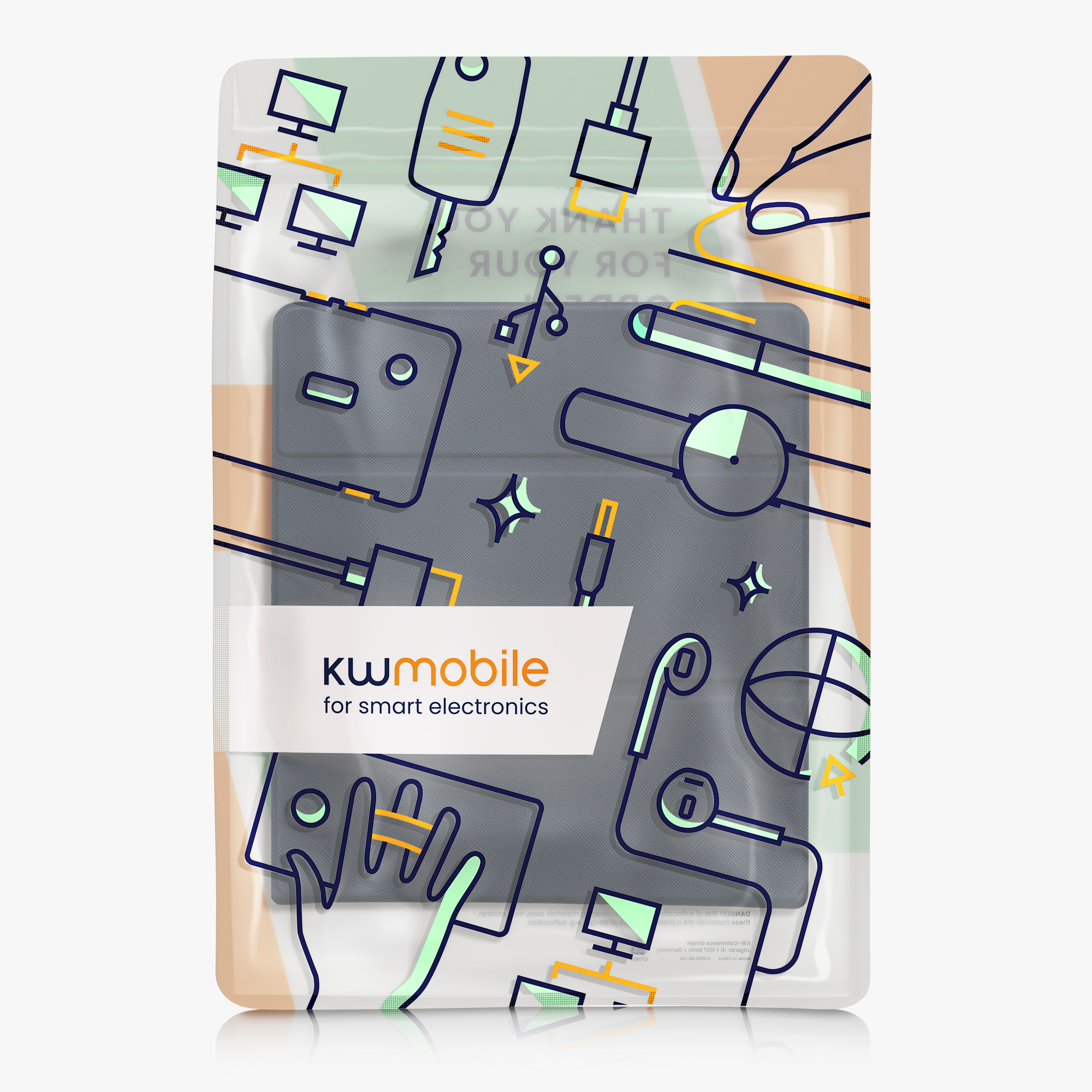 Pouzdro na čtečku kwmobile Kindle Scribe 2022/2024 - tmavě modrá