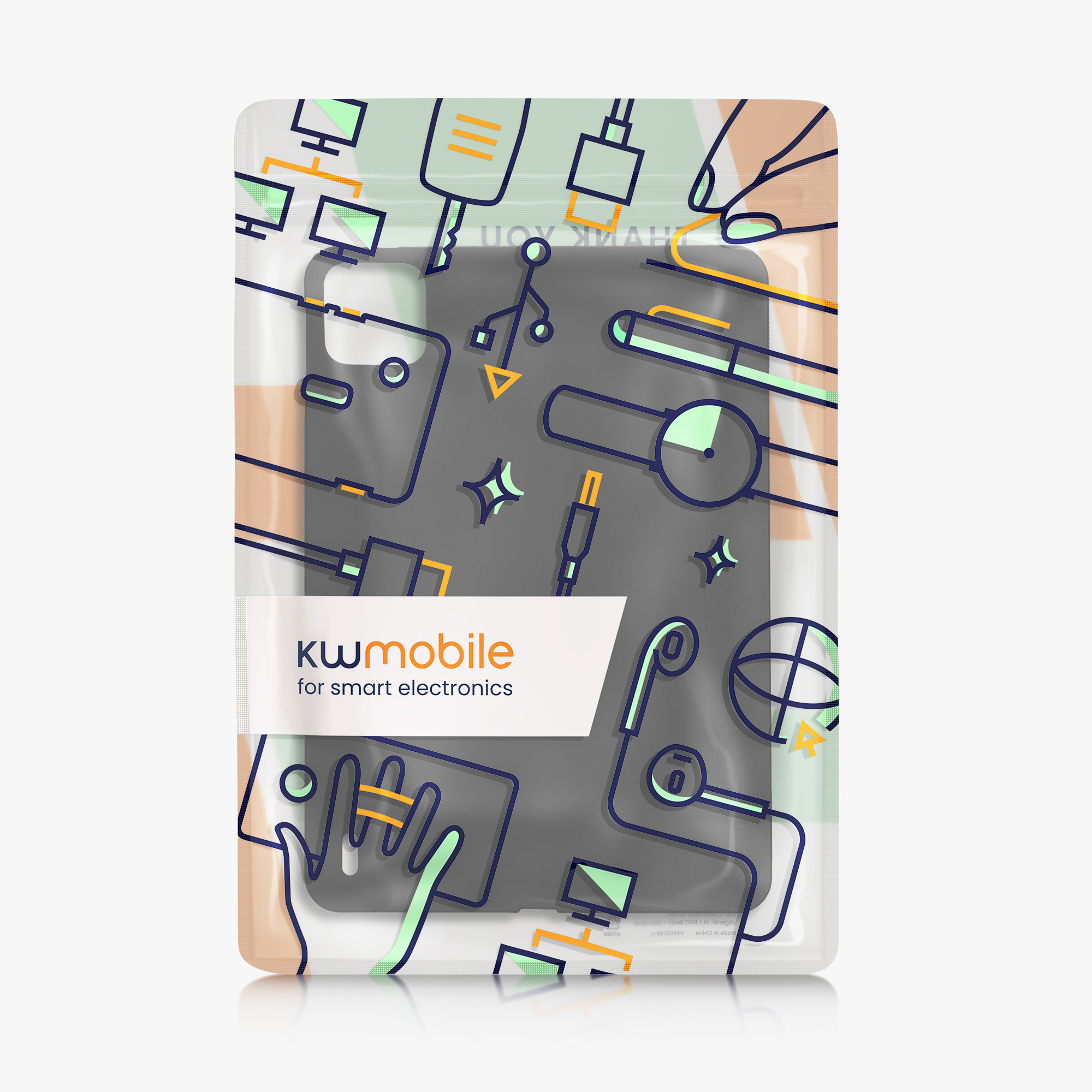 Pouzdro na tablet Xiaomi Pad 7 / Pad 7 Pro kwmobile - černá matná