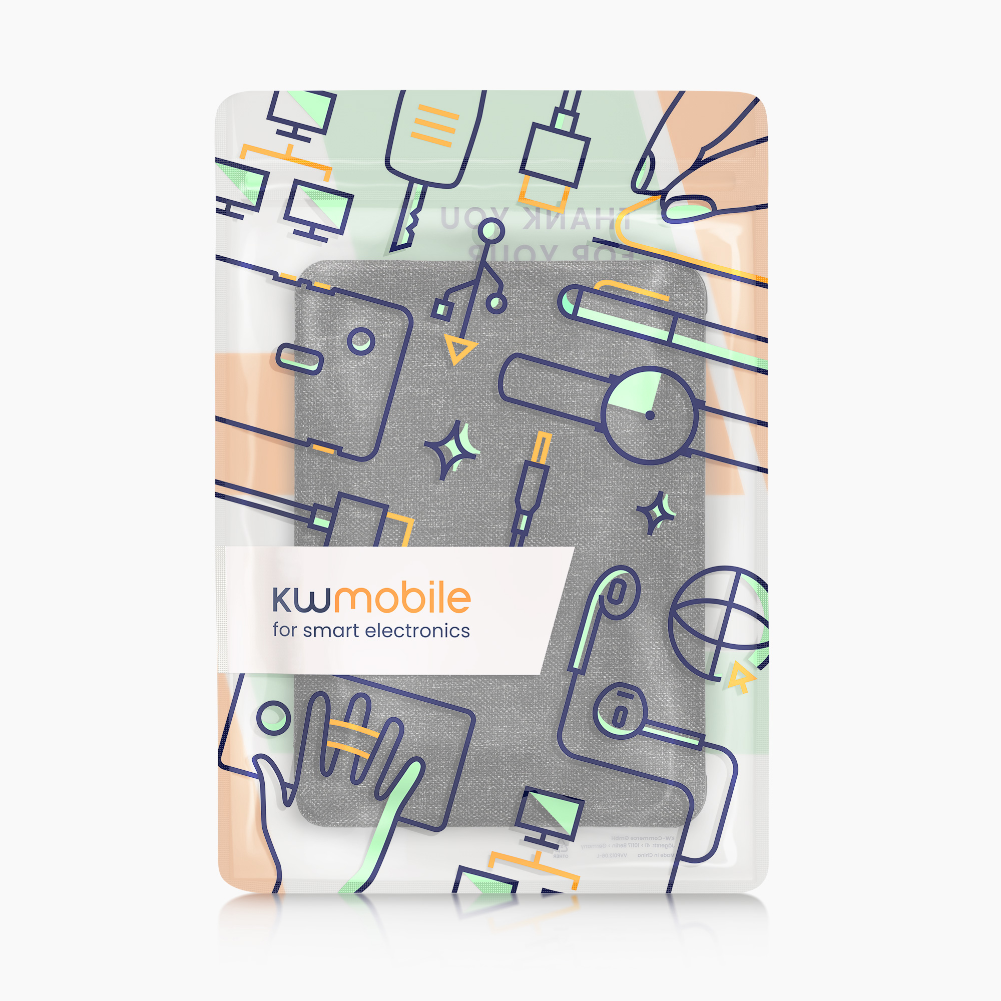 Pouzdro na čtečku kwmobile Kindle Paperwhite 2024 / Colorsoft - tmavě šedá