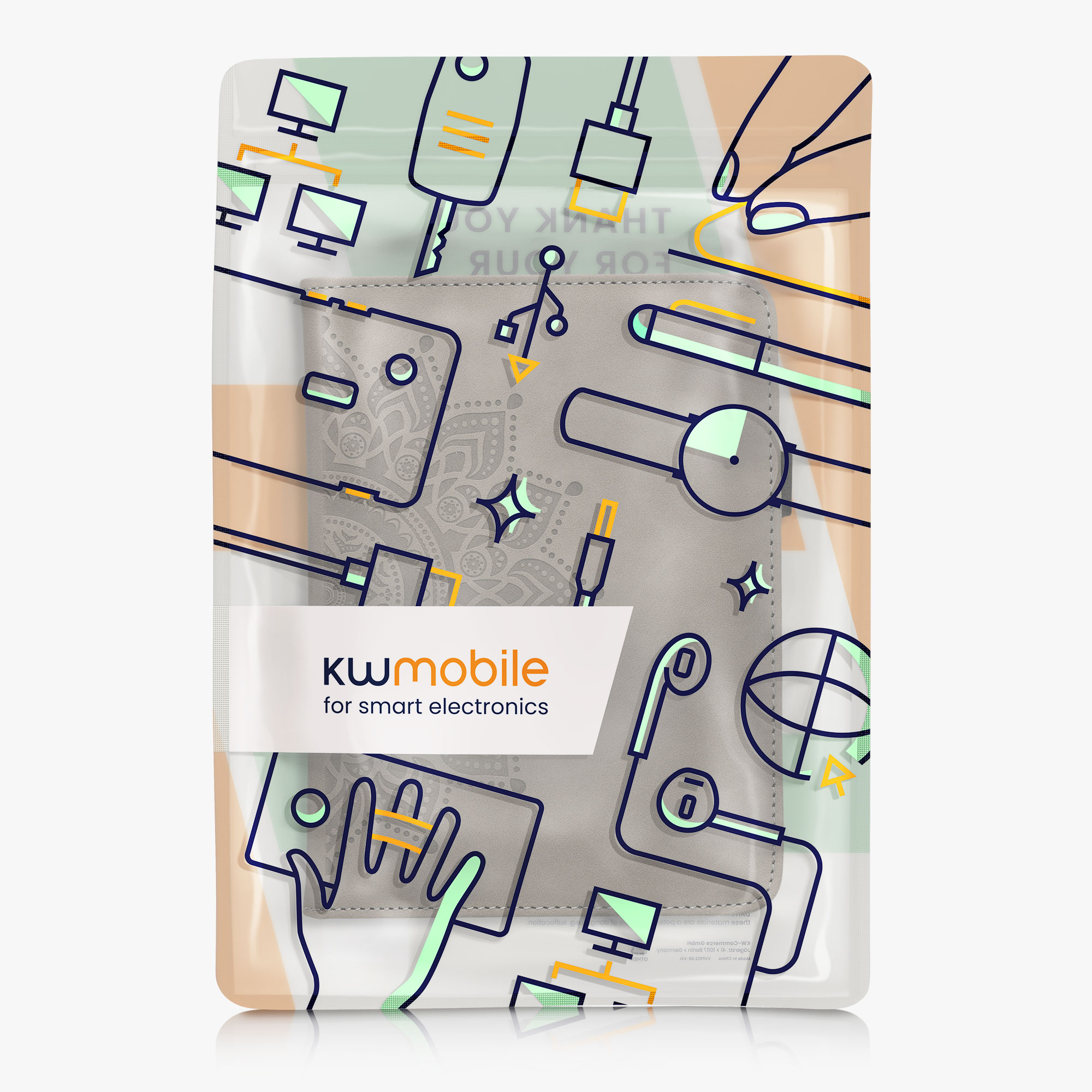 Pouzdro na čtečku kwmobile Kindle Paperwhite 2024 / Colorsoft - šedá