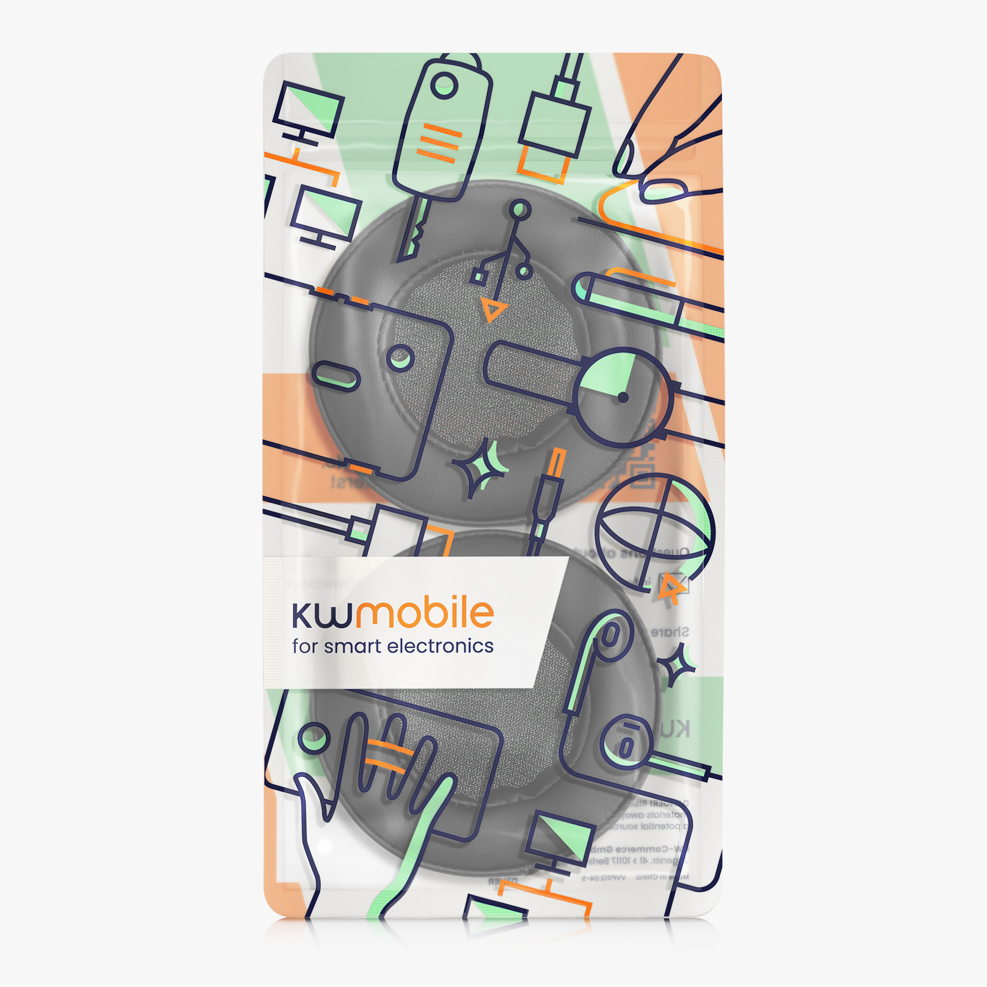 Náhradní náušníky Beyerdynamic DT 240 PRO kwmobile 2 ks černý