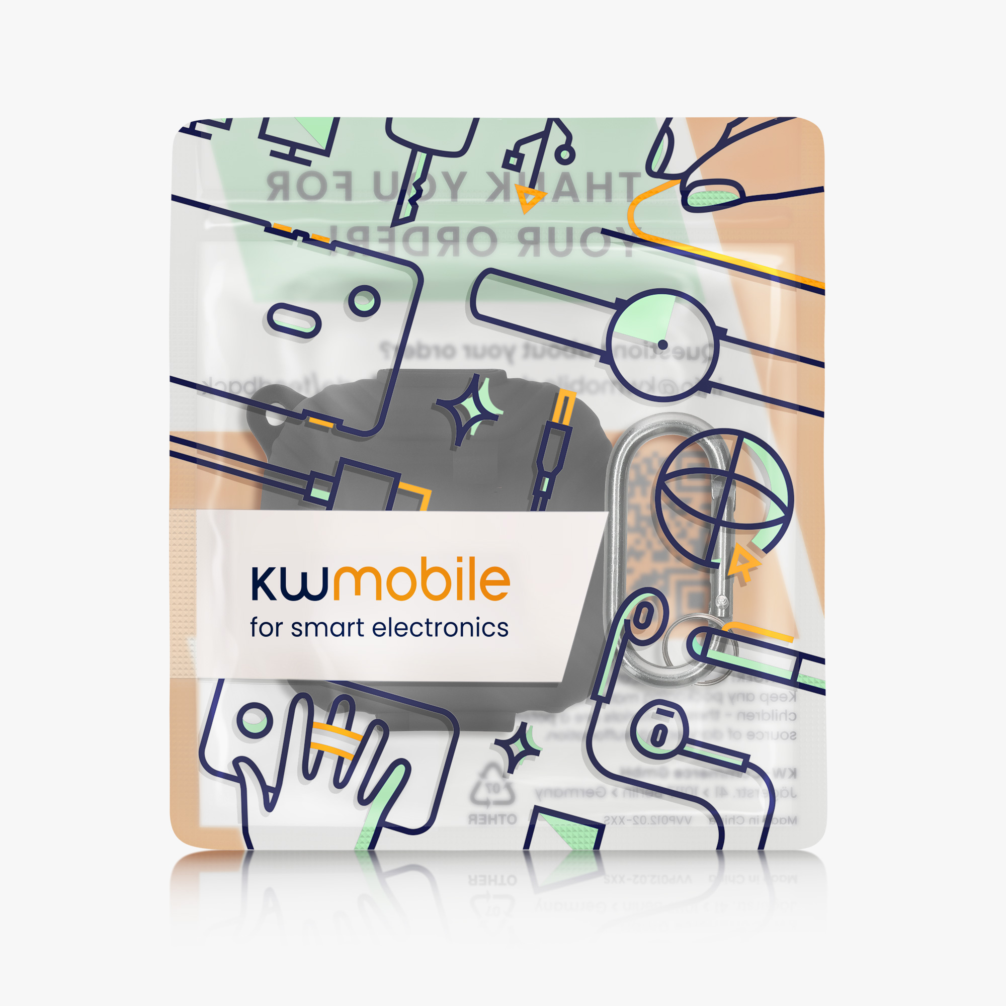 Pouzdro na sluchátka kwmobile pro Shokz OpenFit T910, černá