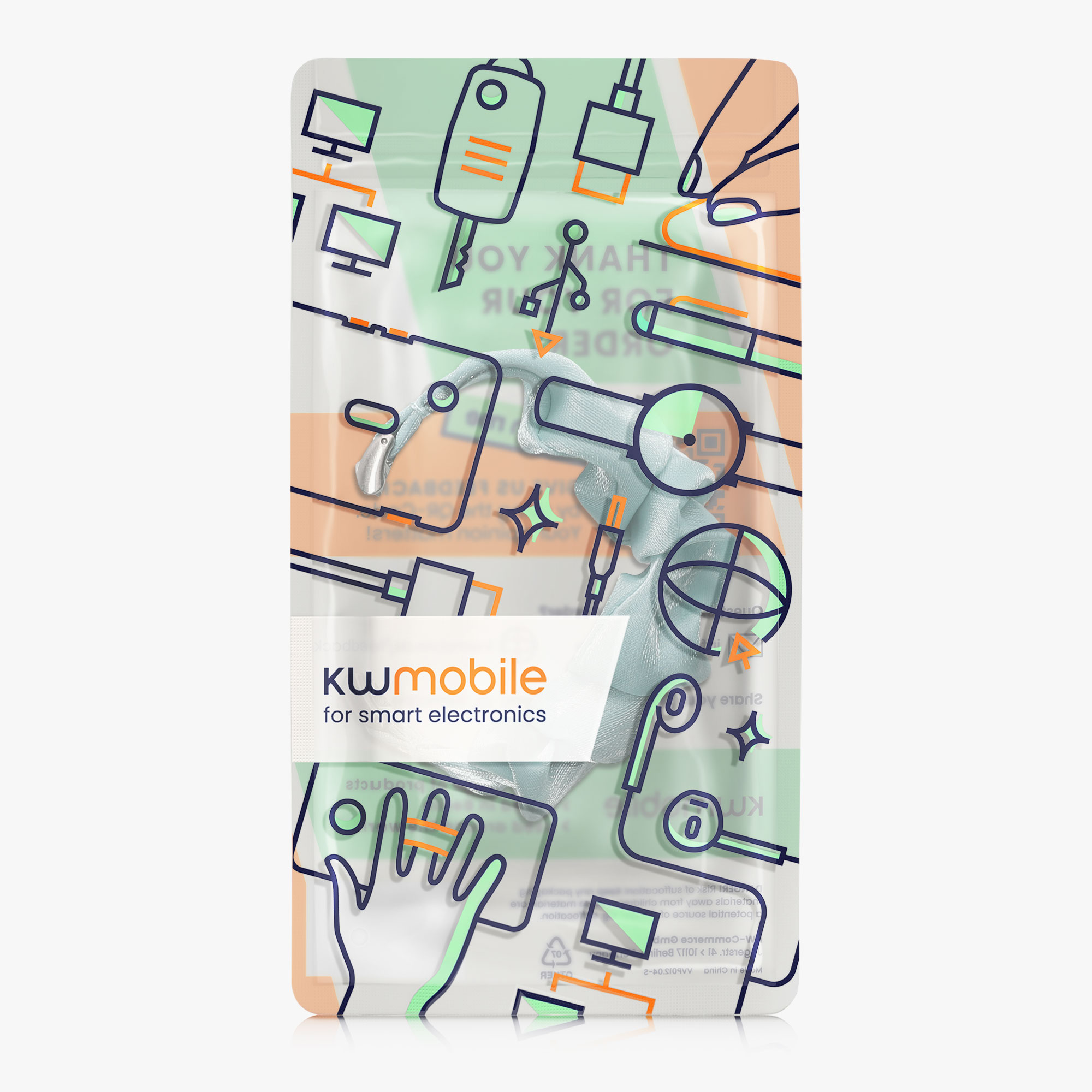 Řemínek kwmobile Xiaomi Mi, 19 cm