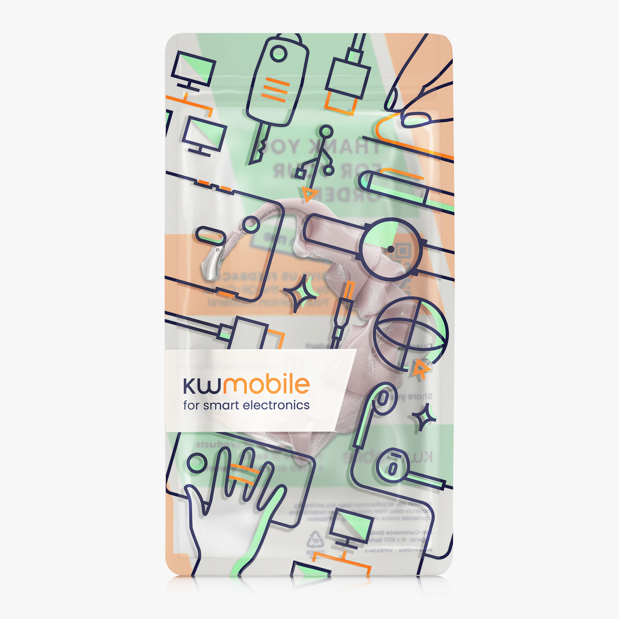 Řemínek kwmobile Xiaomi Mi, 19 cm