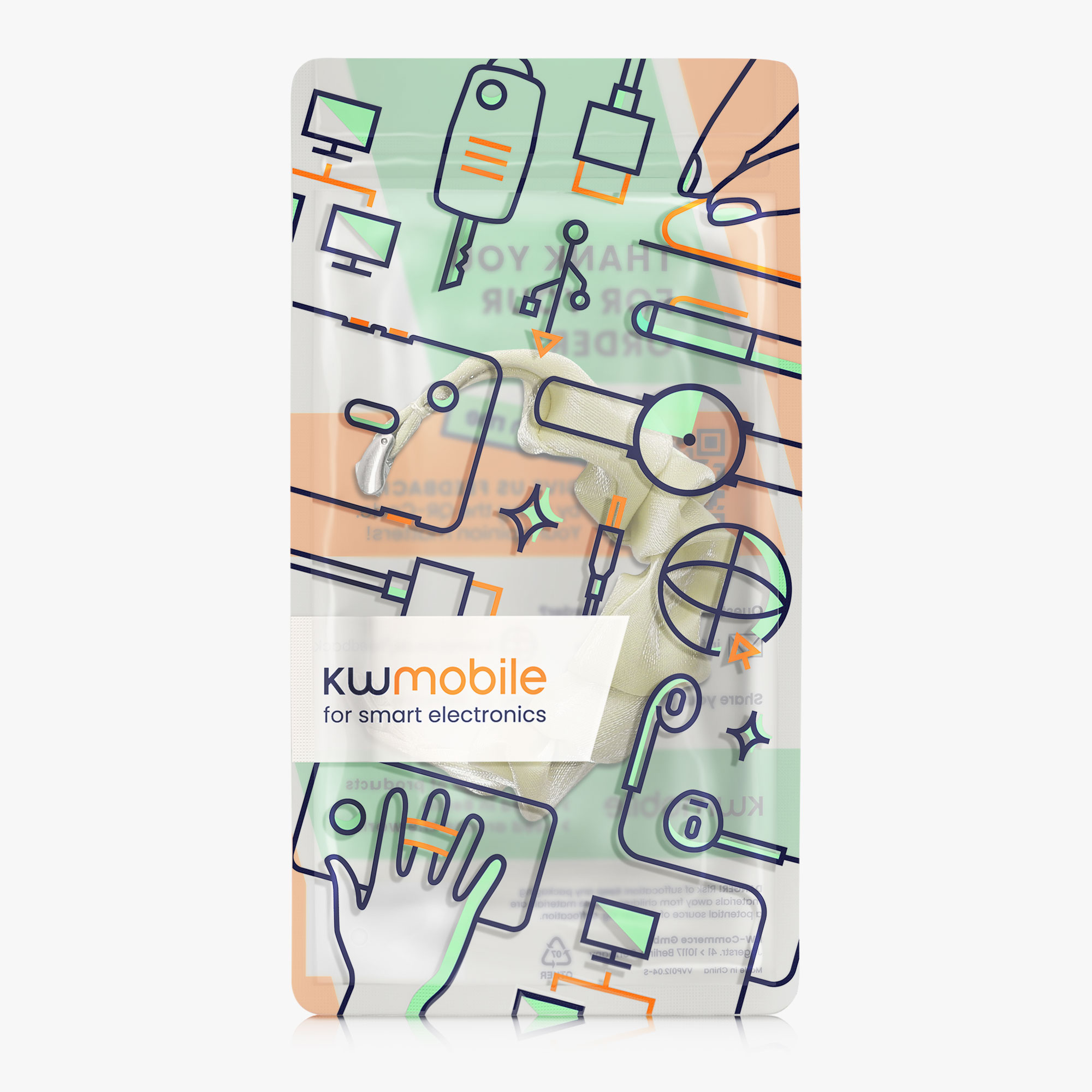 Řemínek kwmobile Xiaomi Mi, 19 cm