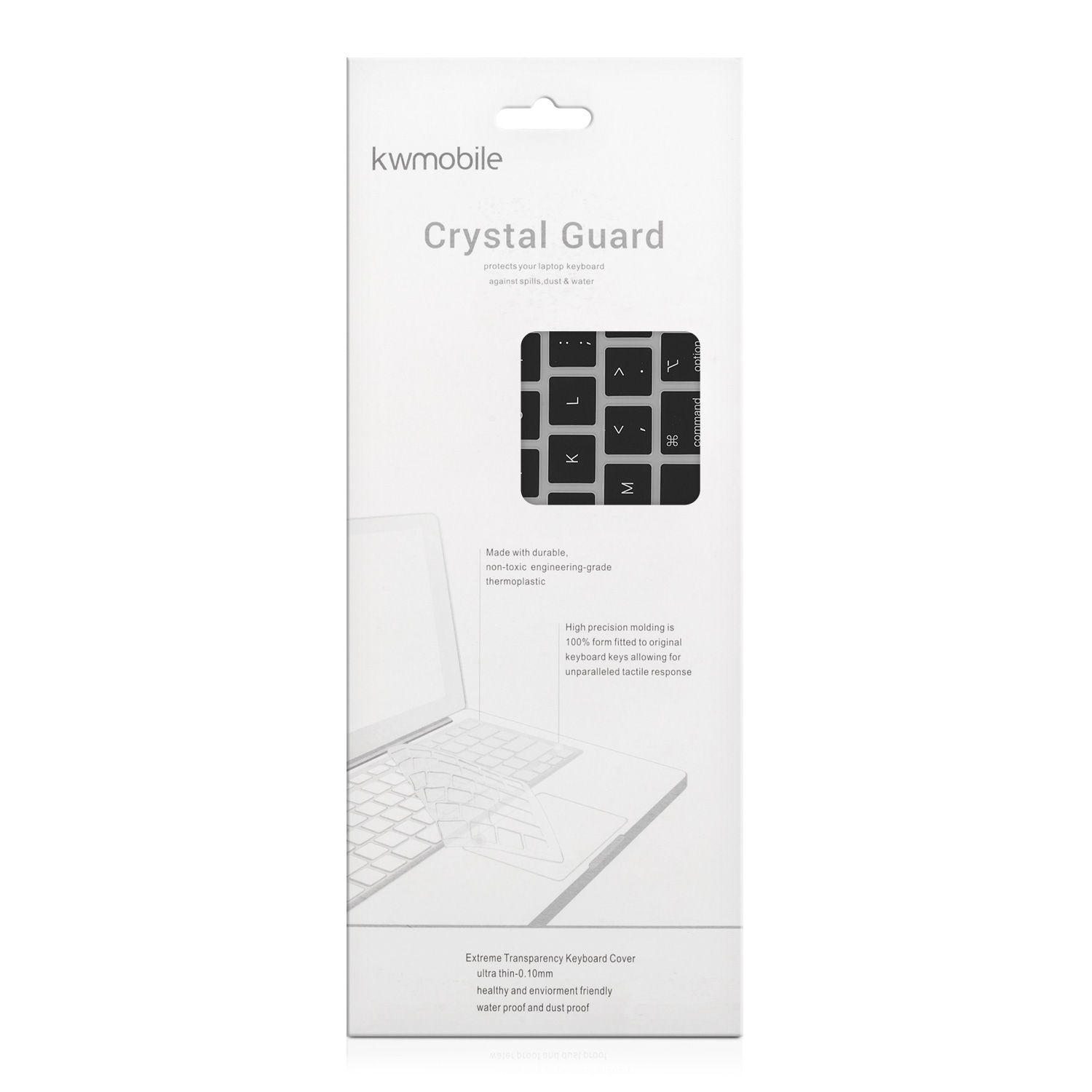 Kryt klávesnice Apple MacBook Pro 16" (2023) M2 A2780/M3 A2991 - kwmobile - QWERTY US - černá