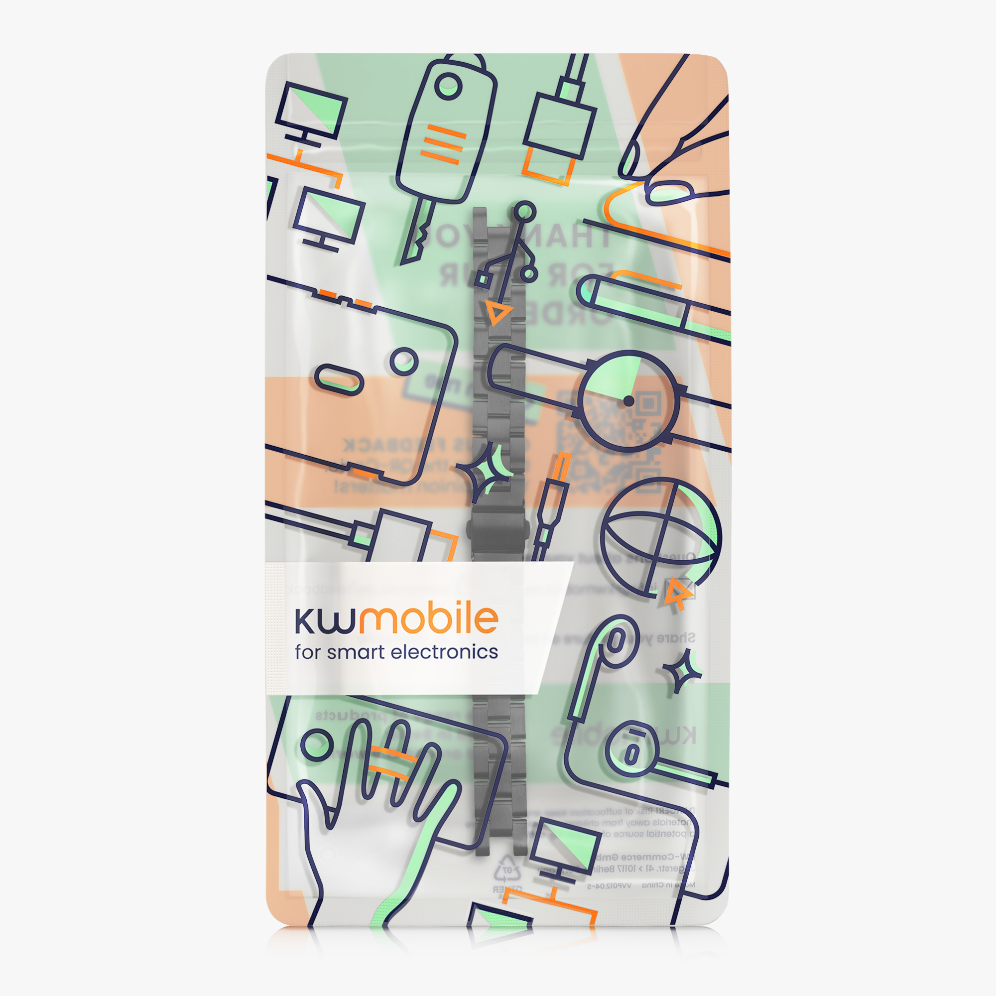 Řemínek kwmobile pro Garmin Lily Sport, černá