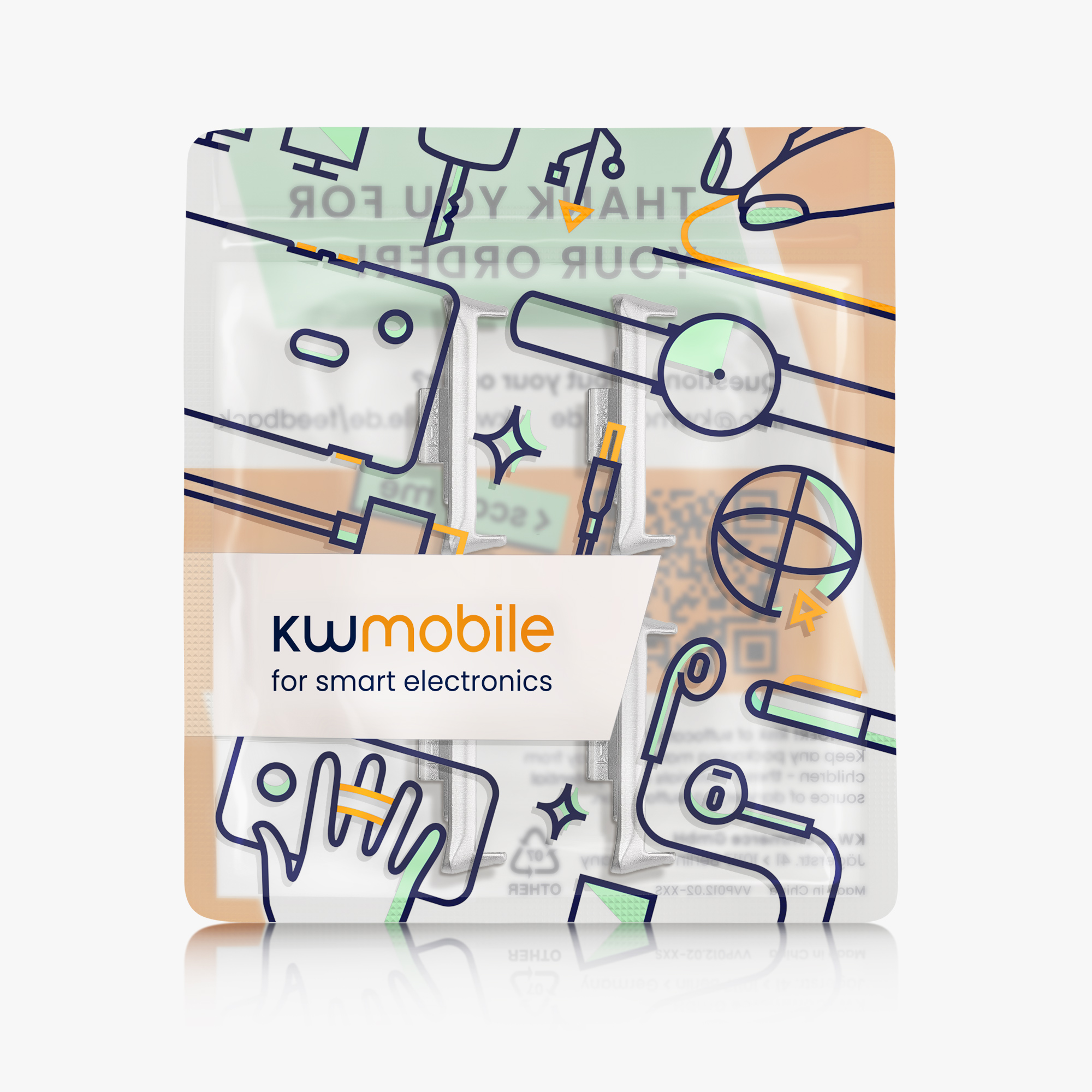 4 ks Adaptér na řemínek kwmobile Xiaomi Mi, 4x Pieces