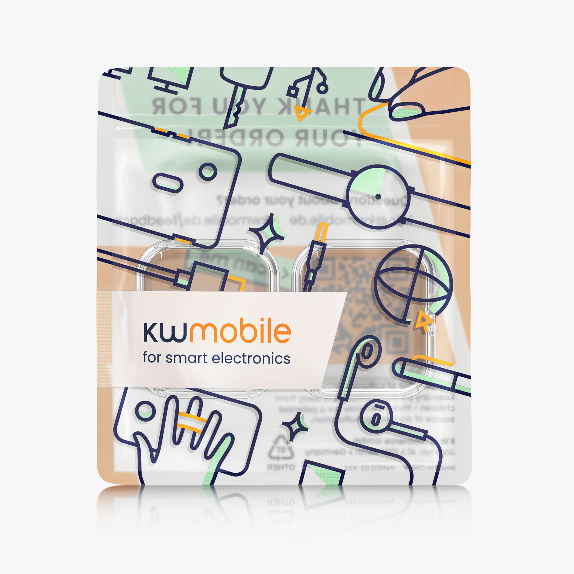 kwmobile ochranný kryt na chytré hodinky Redmi Watch 4 - transparentní
