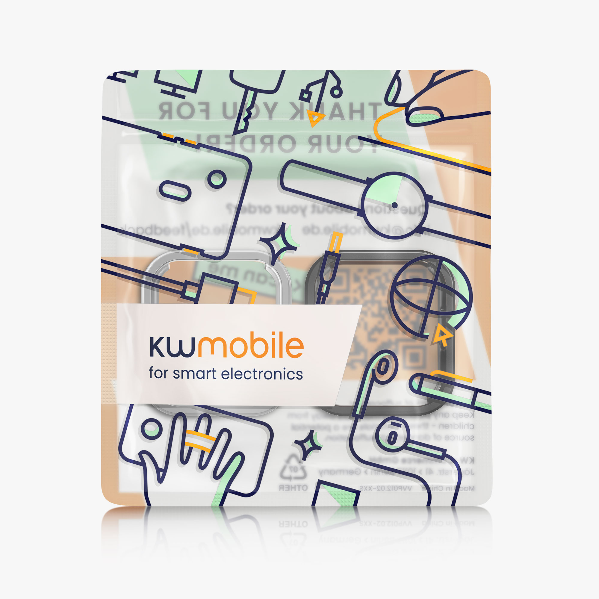 kwmobile ochranný kryt na chytré hodinky Redmi Watch 4 - černá / stříbrná