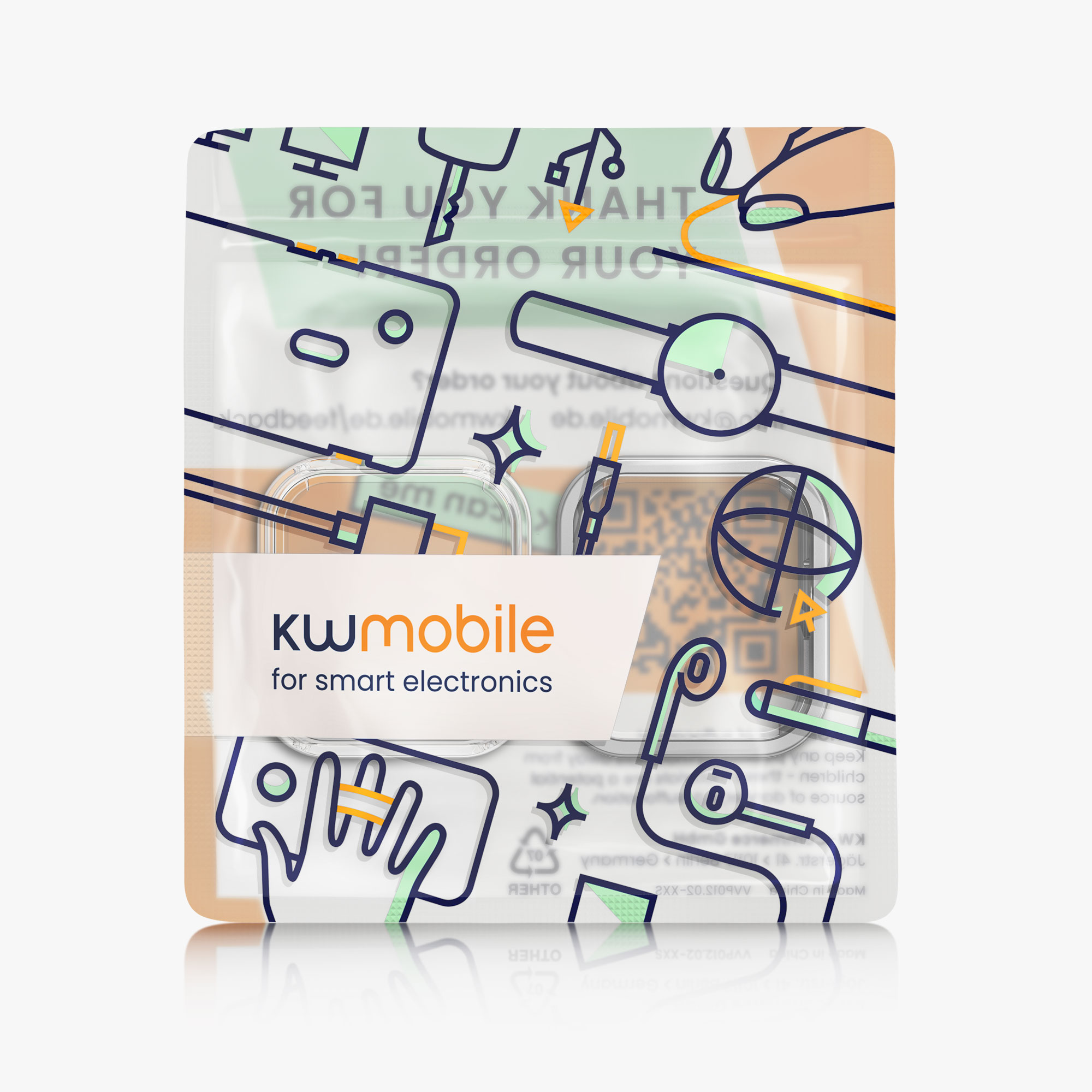 kwmobile ochranný kryt na chytré hodinky Redmi Watch 4 - transparentní / stříbrná