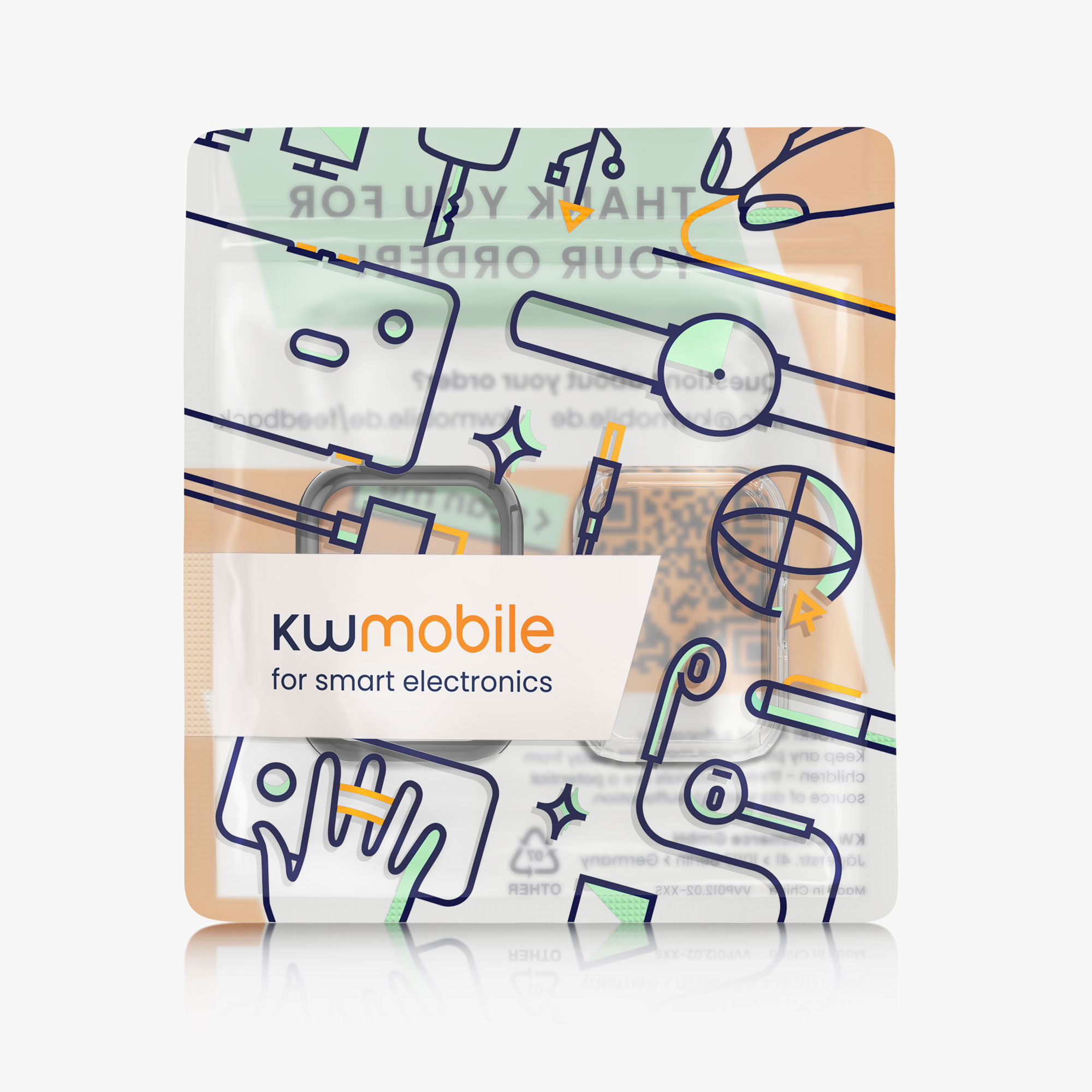 Kryt na mobil Samsung Galaxy Fit 3 kwmobile TPU transparentní