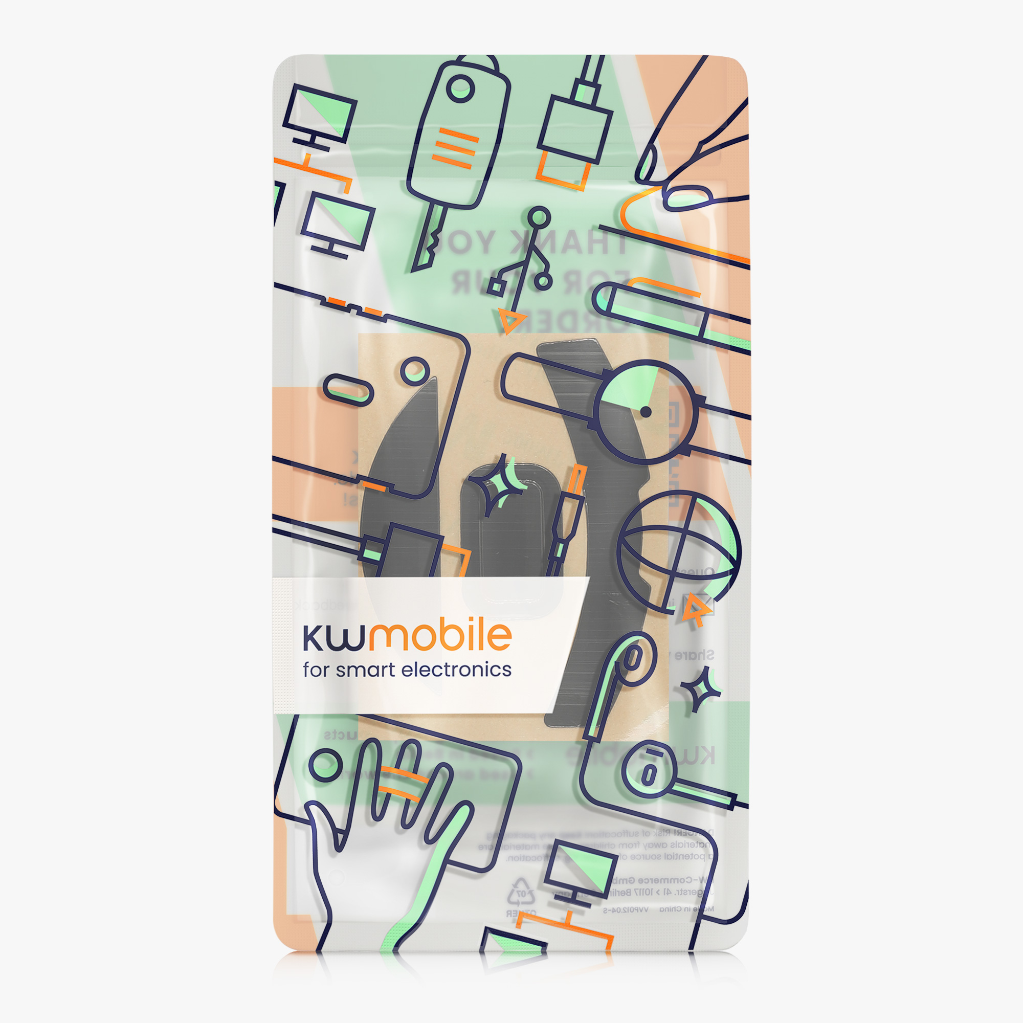 Příslušenství - Razer Mamba Elite Wired Computer Mouse Skates Sticker - kwmobile - černá