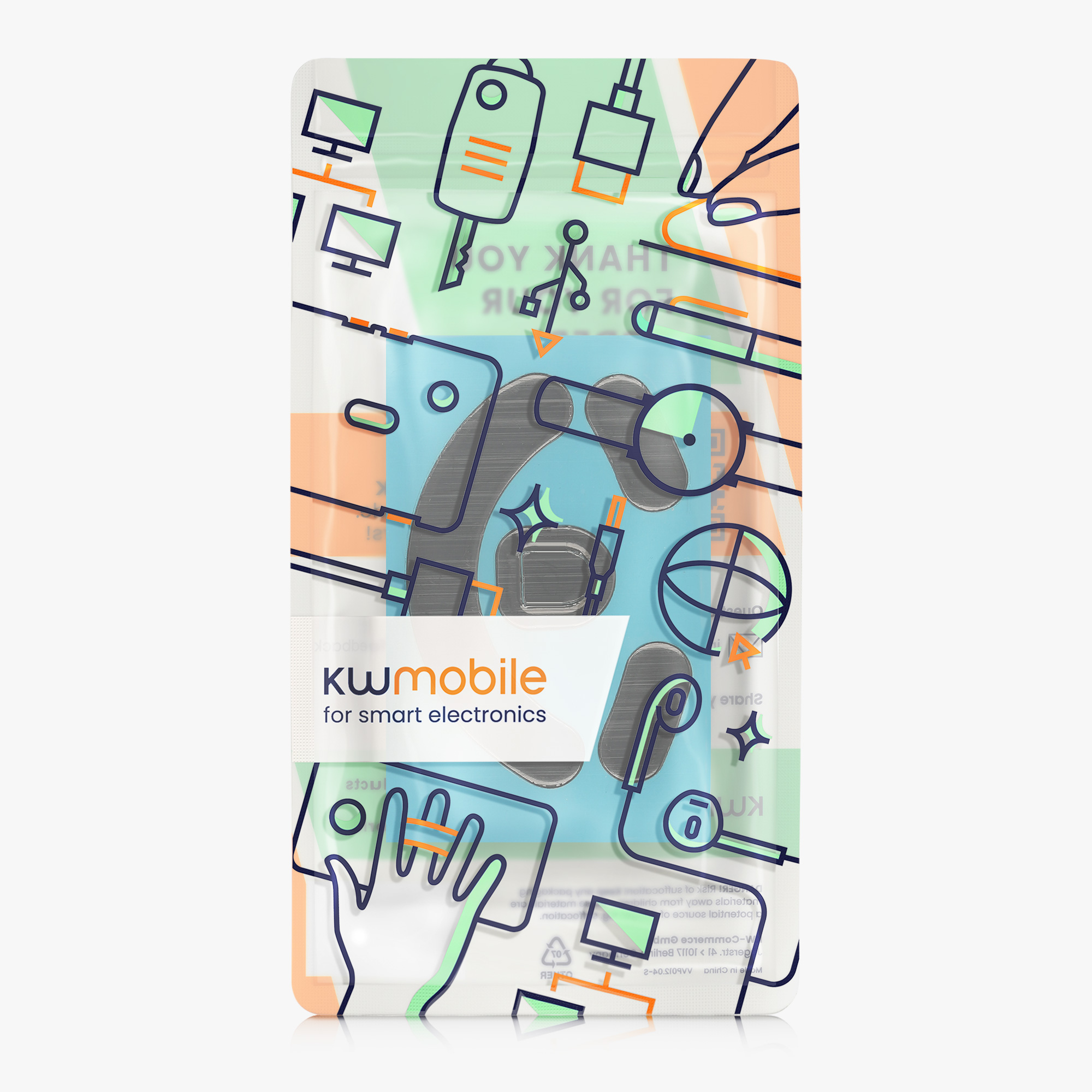 Kluzáky na myš kwmobile pro Razer Viper V2 Pro - černá