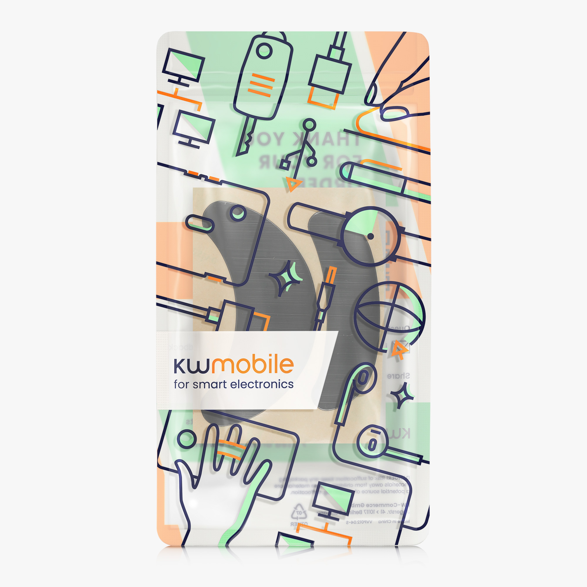 Náhradní kluzáky pro myš kwmobile - BenQ ZOWIE ZA13 - černá