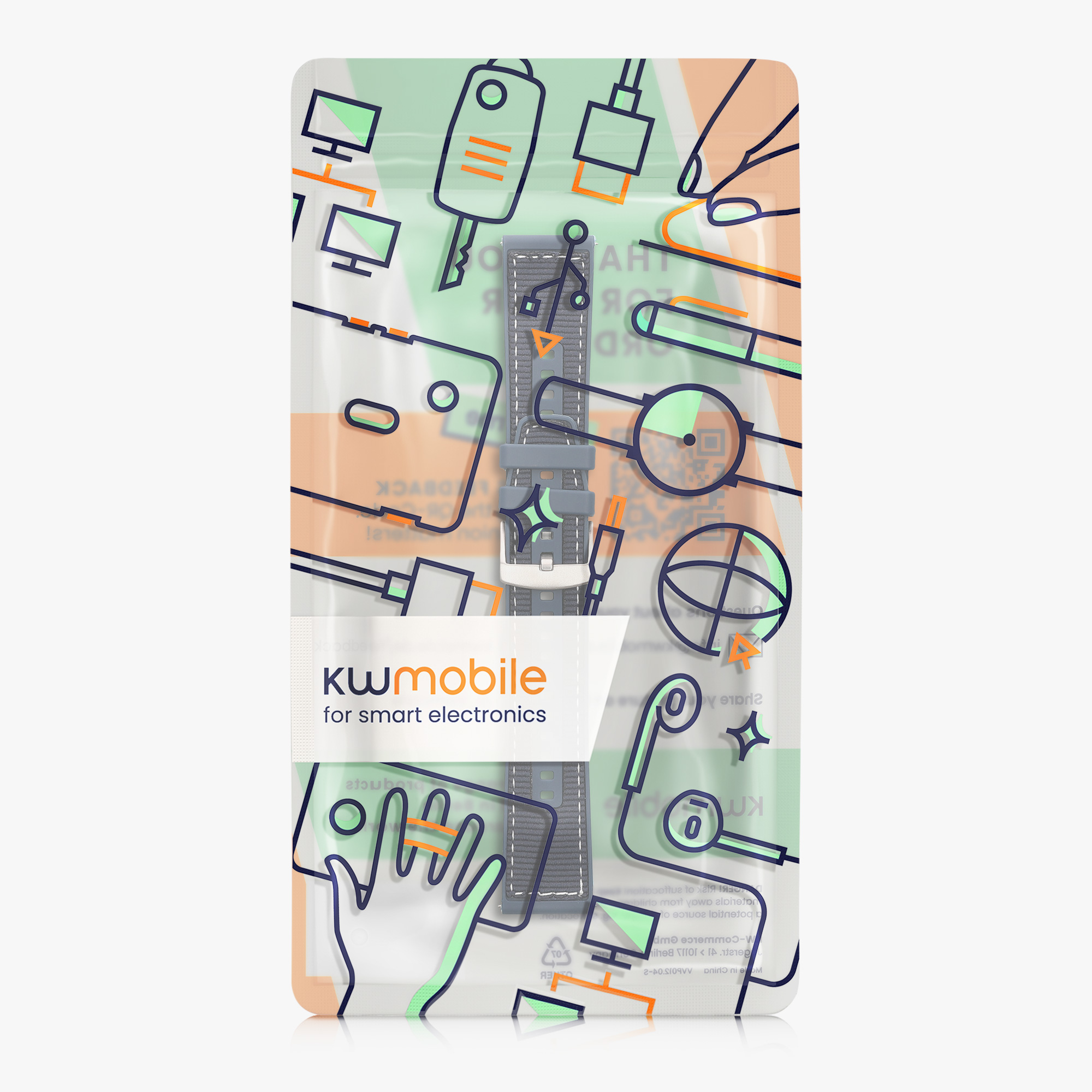 Řemínek kwmobile pro Xiaomi Mi Watch Color Sport / S1 Active - Tmavě modrá