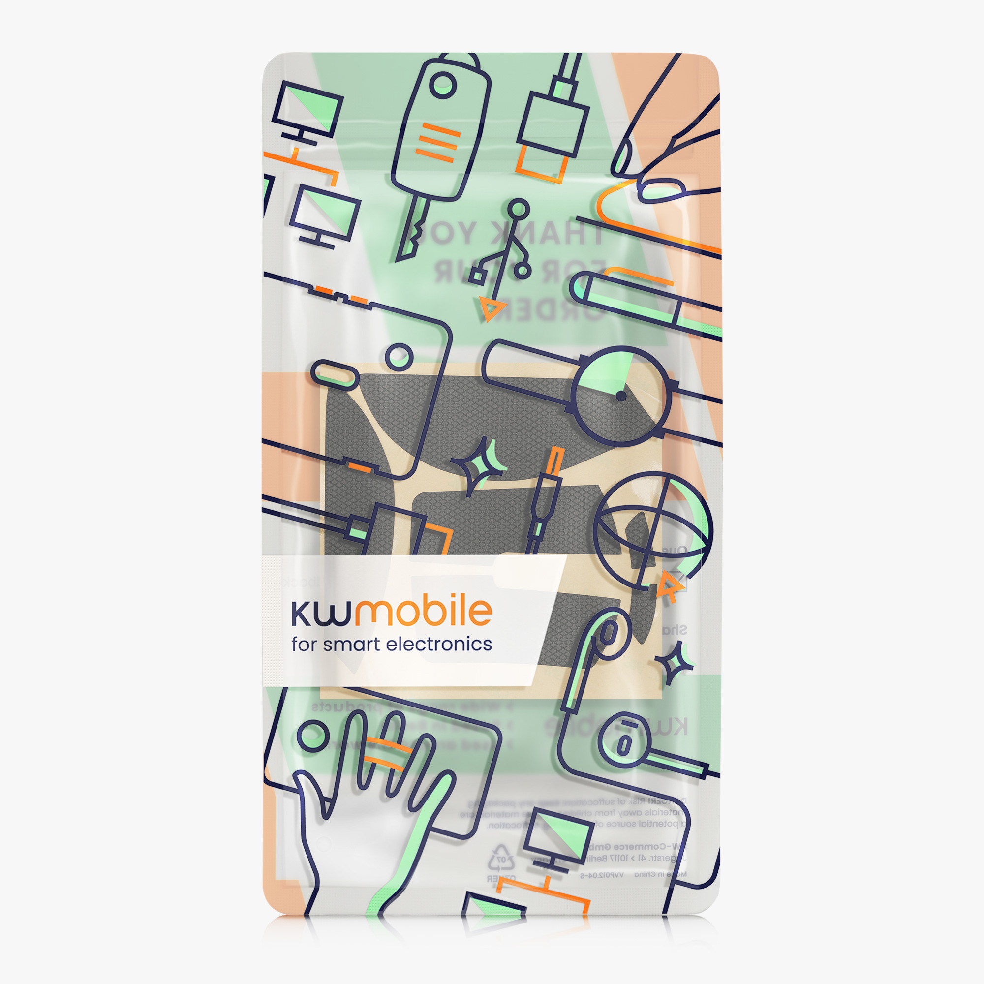 Grip tape na myš Razer DeathAdder V3 Pro kwmobile černý