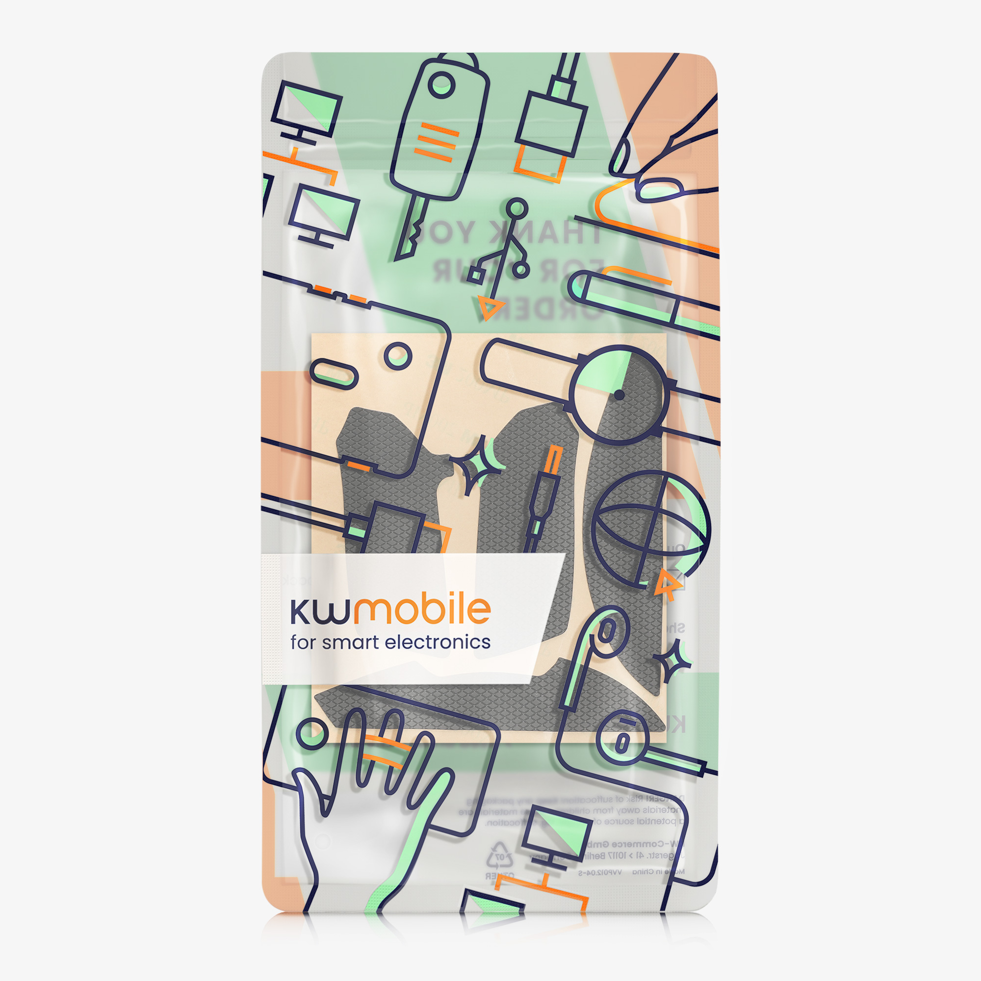 Grip tape na myš Razer Viper V2 Pro kwmobile černý
