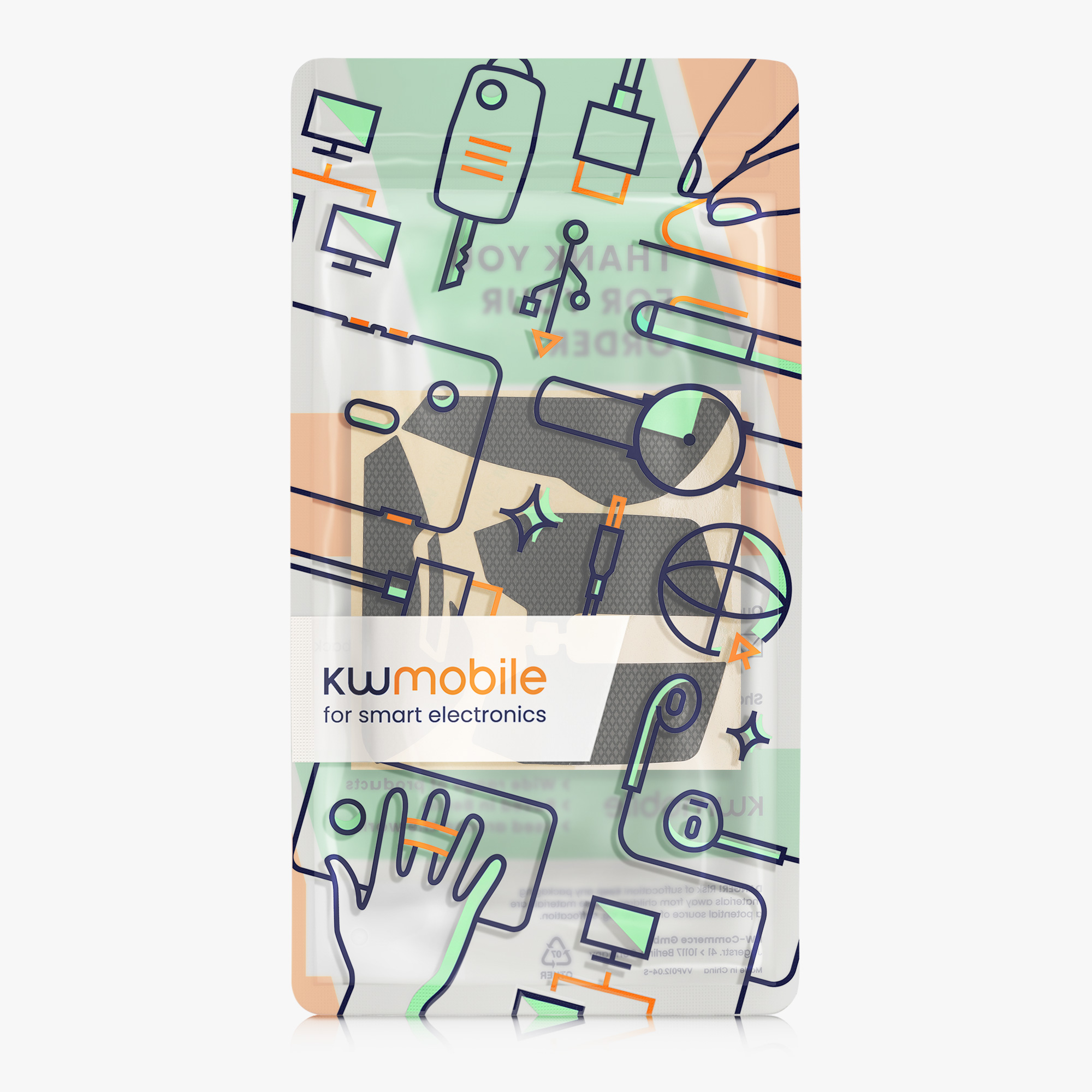 Grip tape na myš kwmobile pro Razer Viper Mini - černá