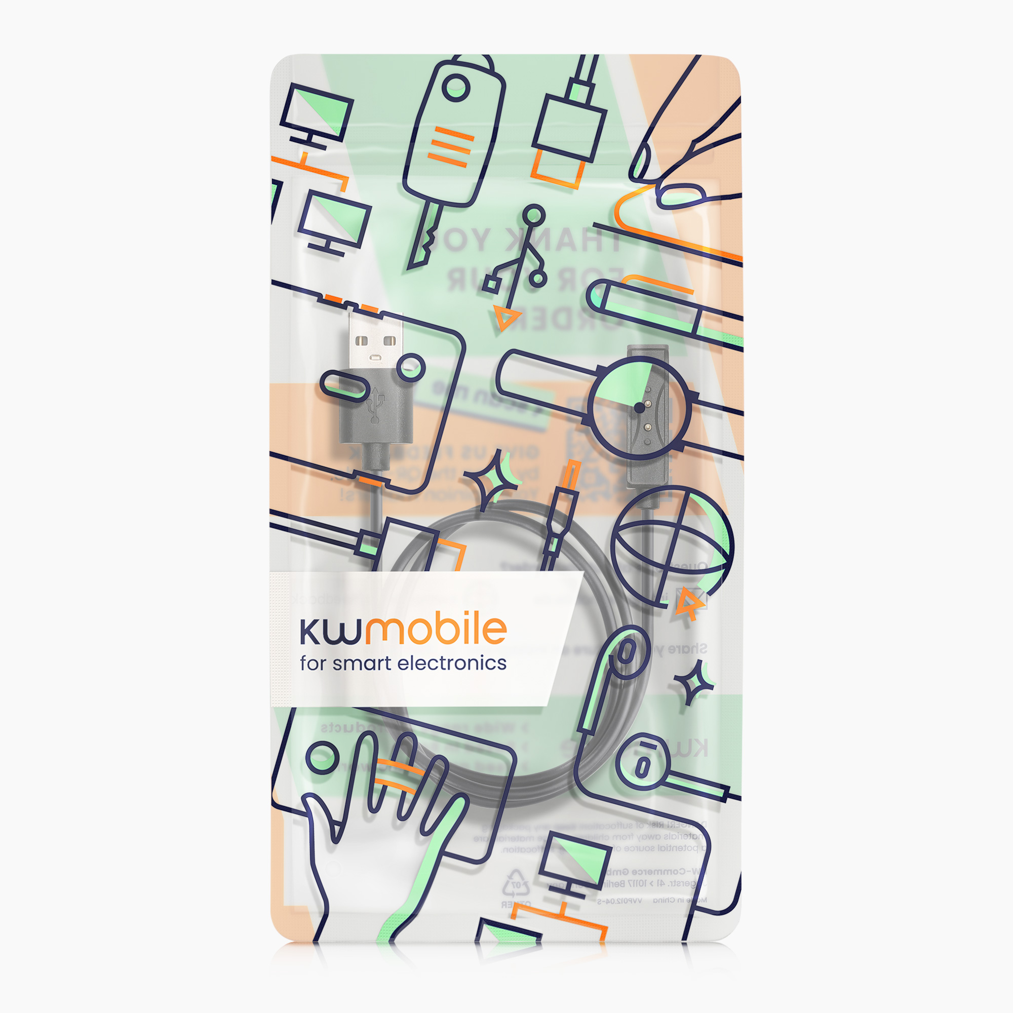USB nabíjecí kabel chytré hodinky COROS Rate Monitor náhradní kwmobile