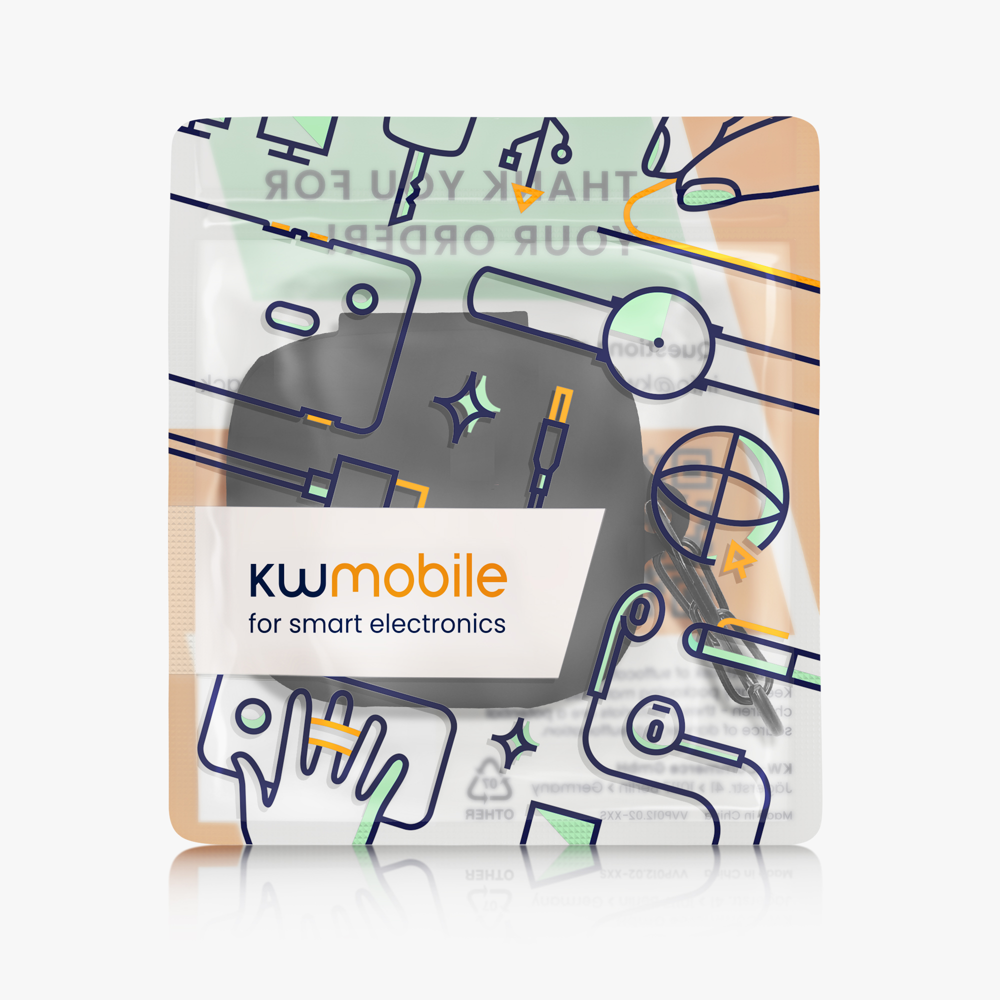 Pouzdro kwmobile pro Anker Soundcore P30i Case, černá