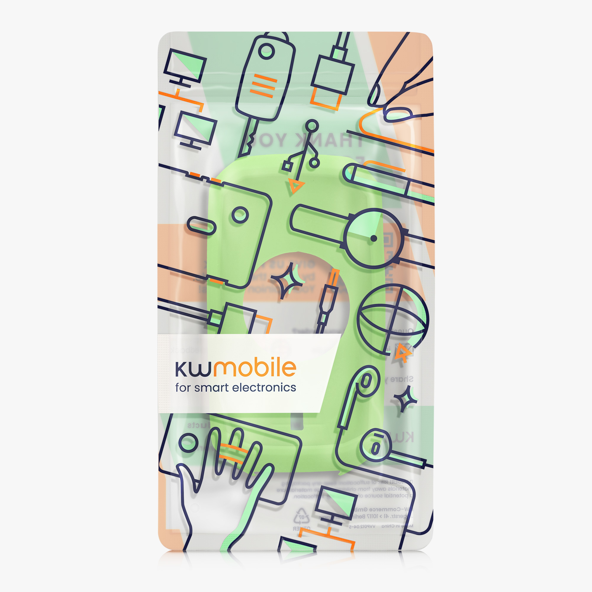 Silikonové pouzdro Garmin Edge 1050 kwmobile černý