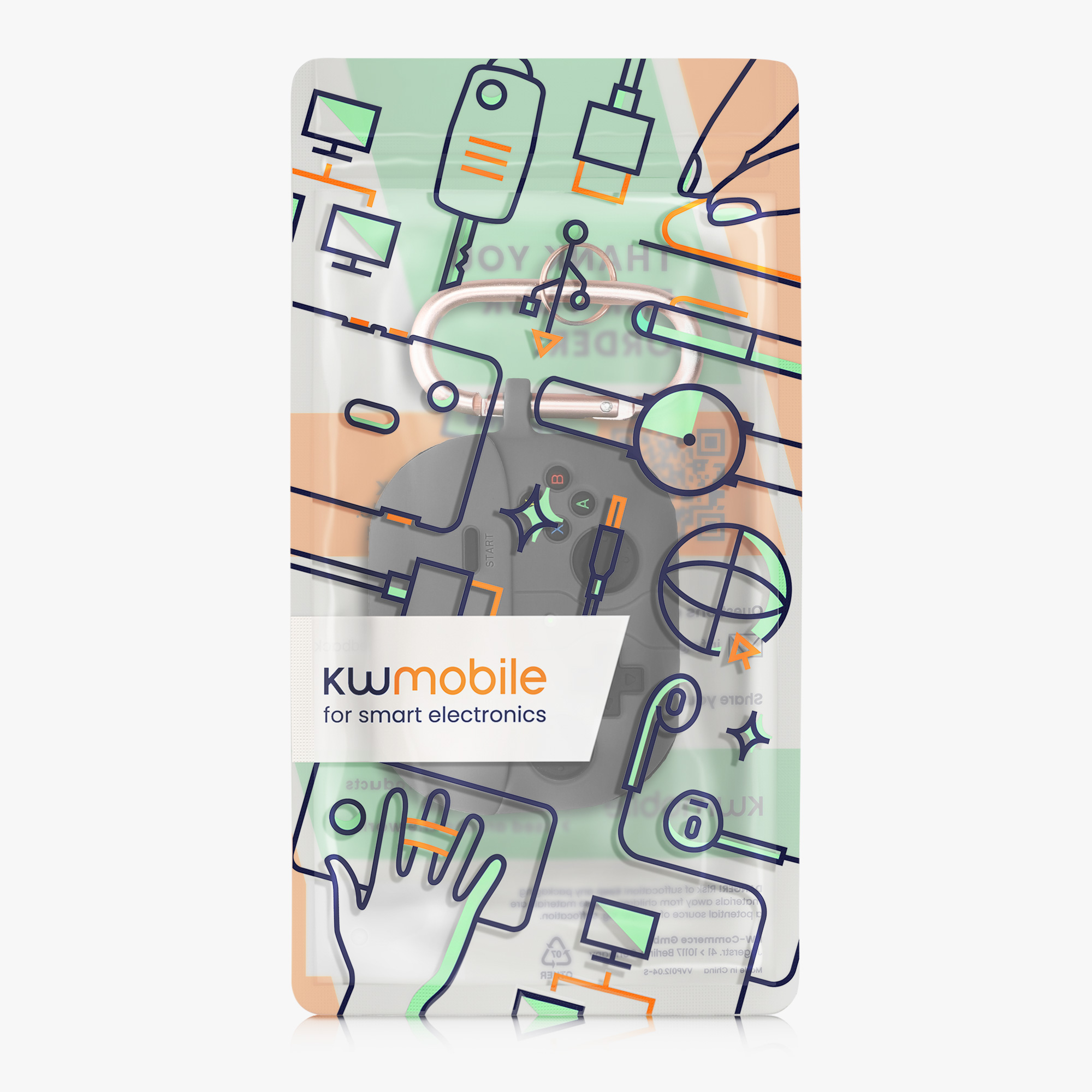 Silikonové pouzdro na sluchátka Samsung Galaxy Buds 3 kwmobile černý