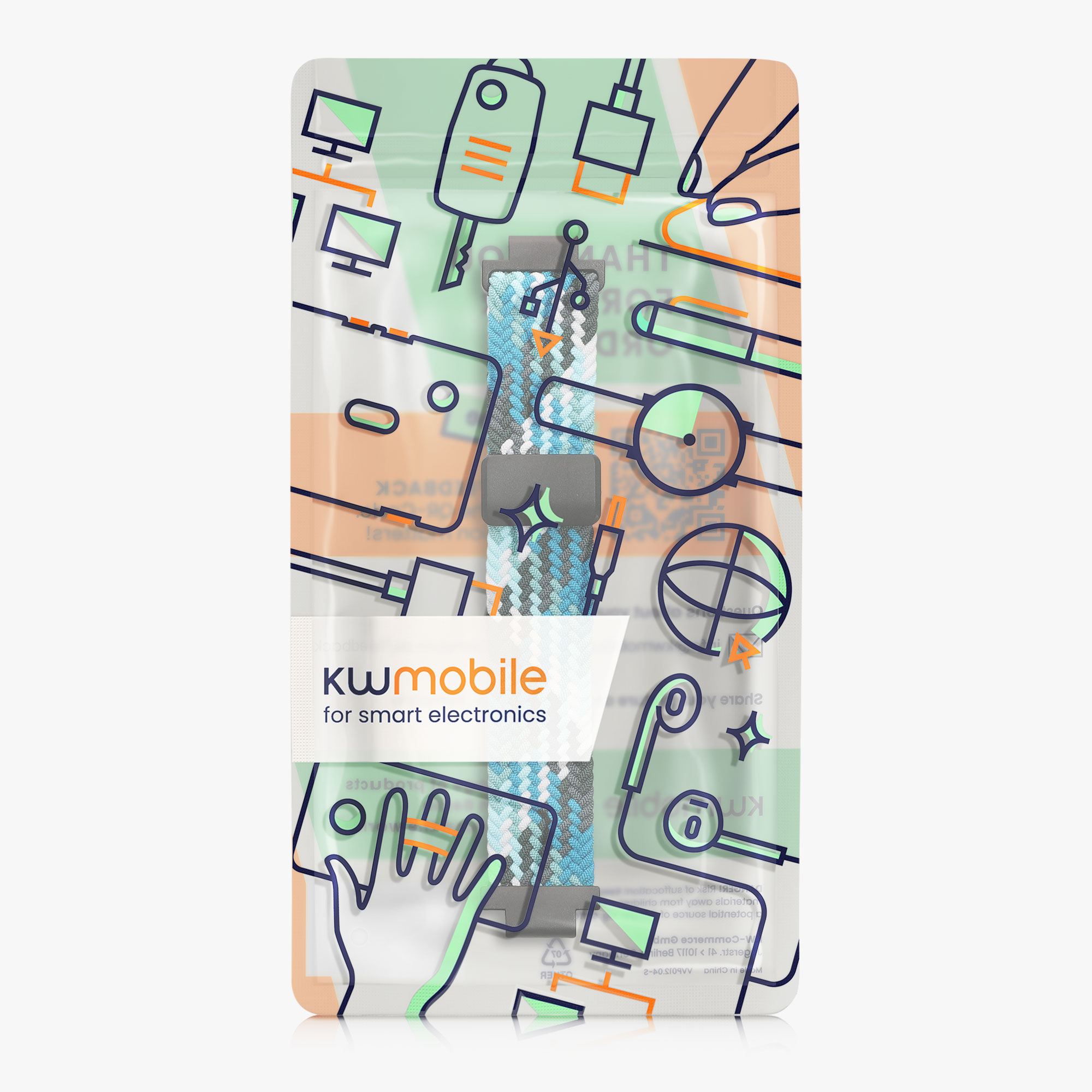 Nylonový řemínek imoo Watch Phone Z1 světle modrá kwmobile
