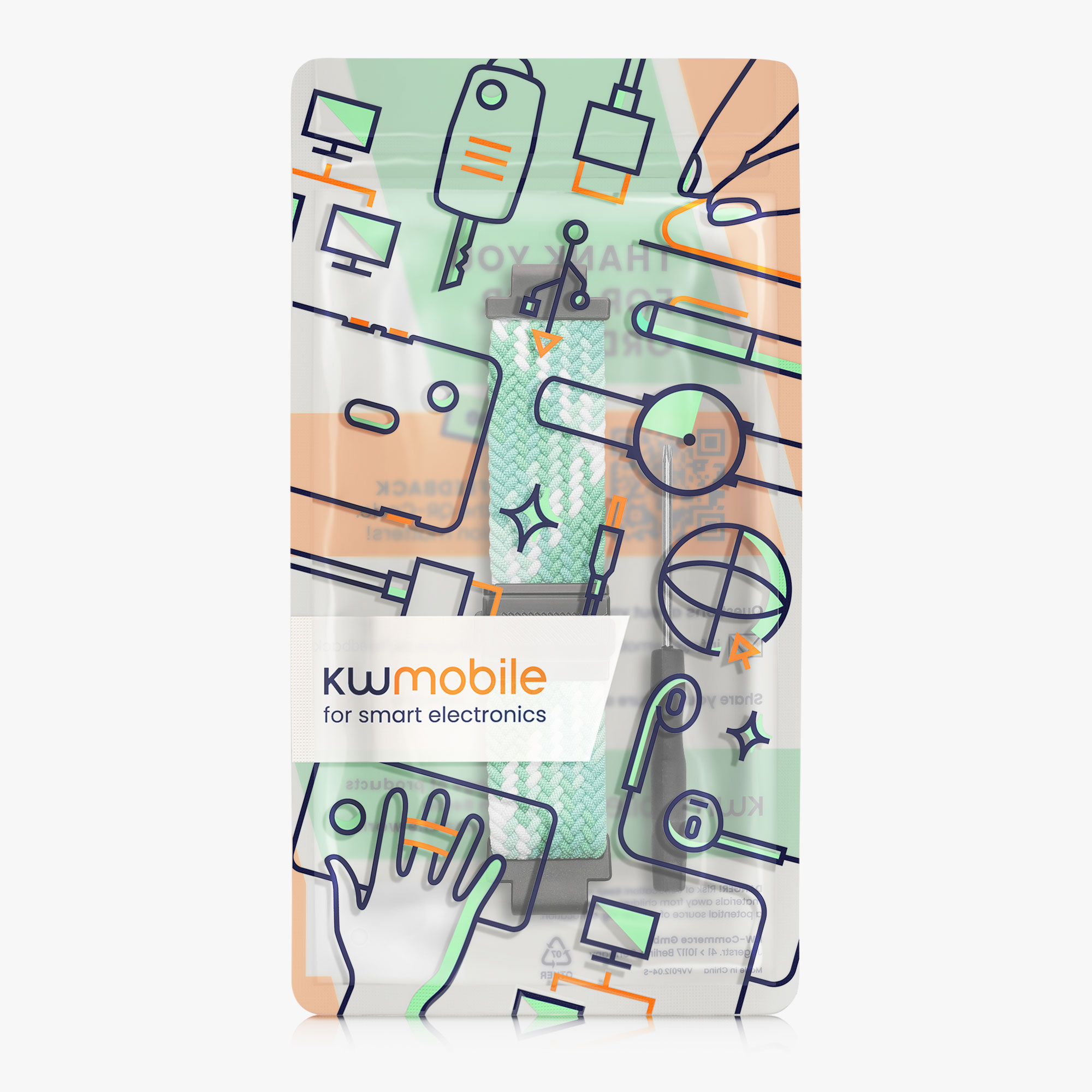 Nylonový řemínek imoo Watch Phone Z1 zelená kwmobile
