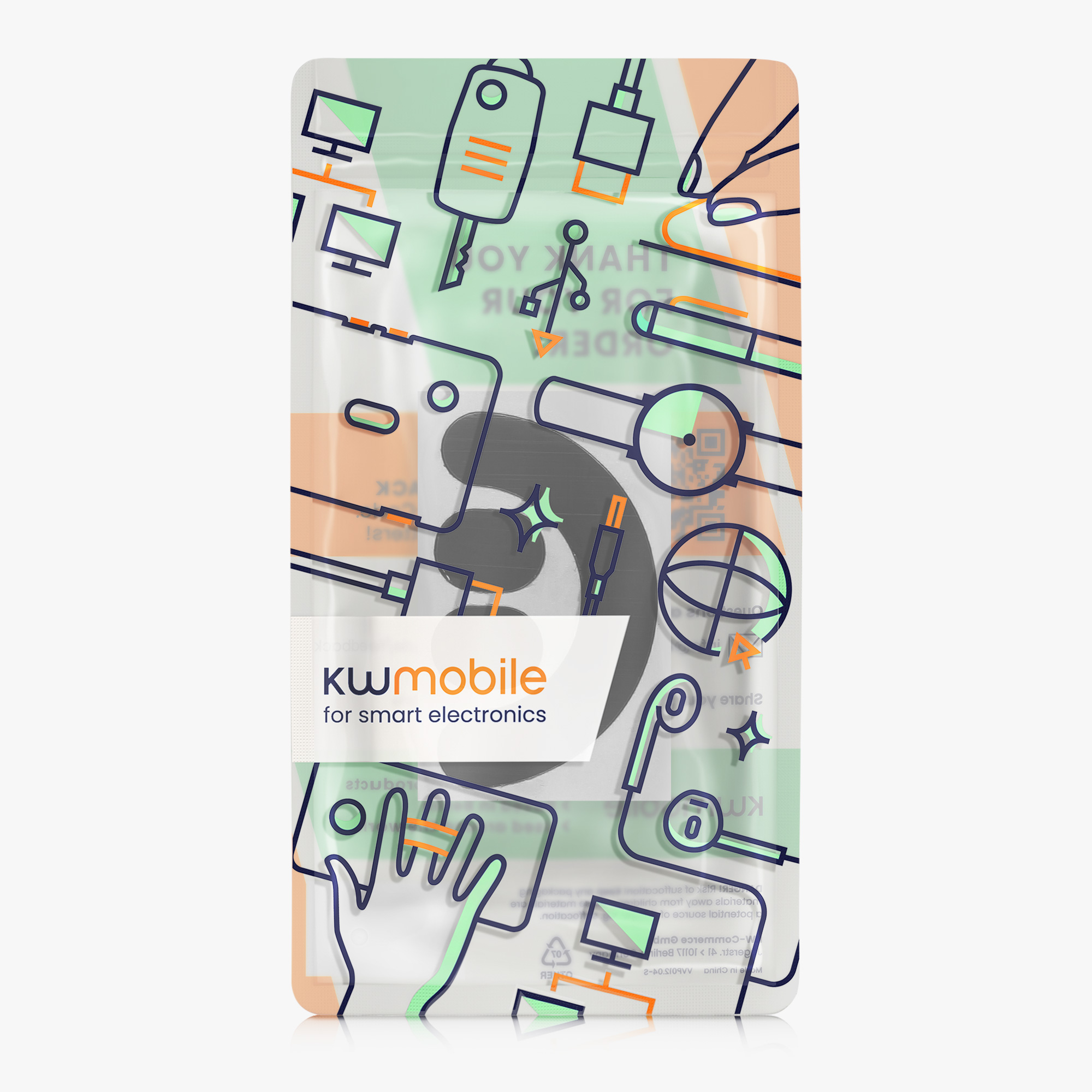 Náhradní kluzáky pro myš SteelSeries Rival 3 Computer Mouse Skates Sticker kwmobile - černá