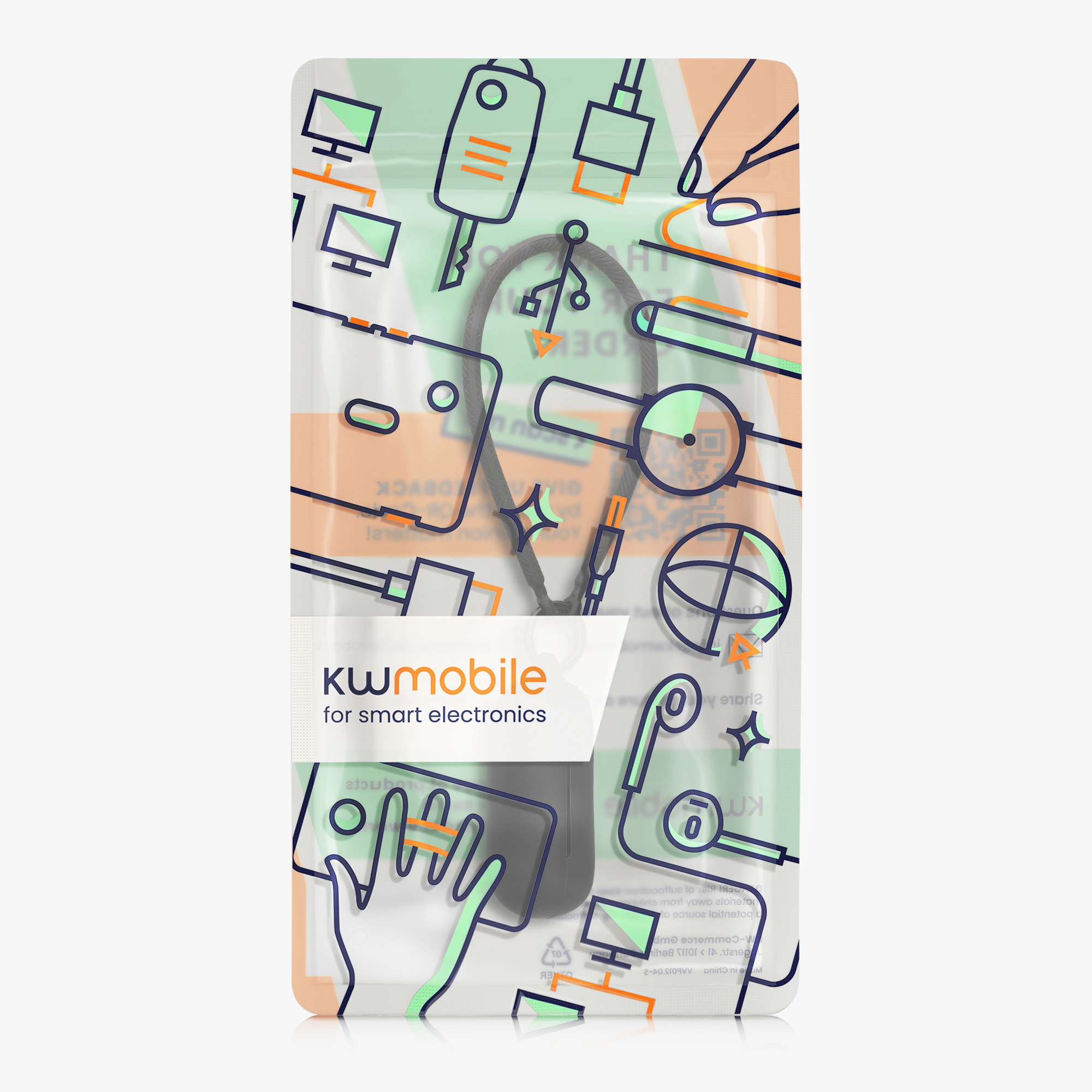 Pouzdro na sluchátka kwmobile pro Sony WF-C700N, černá
