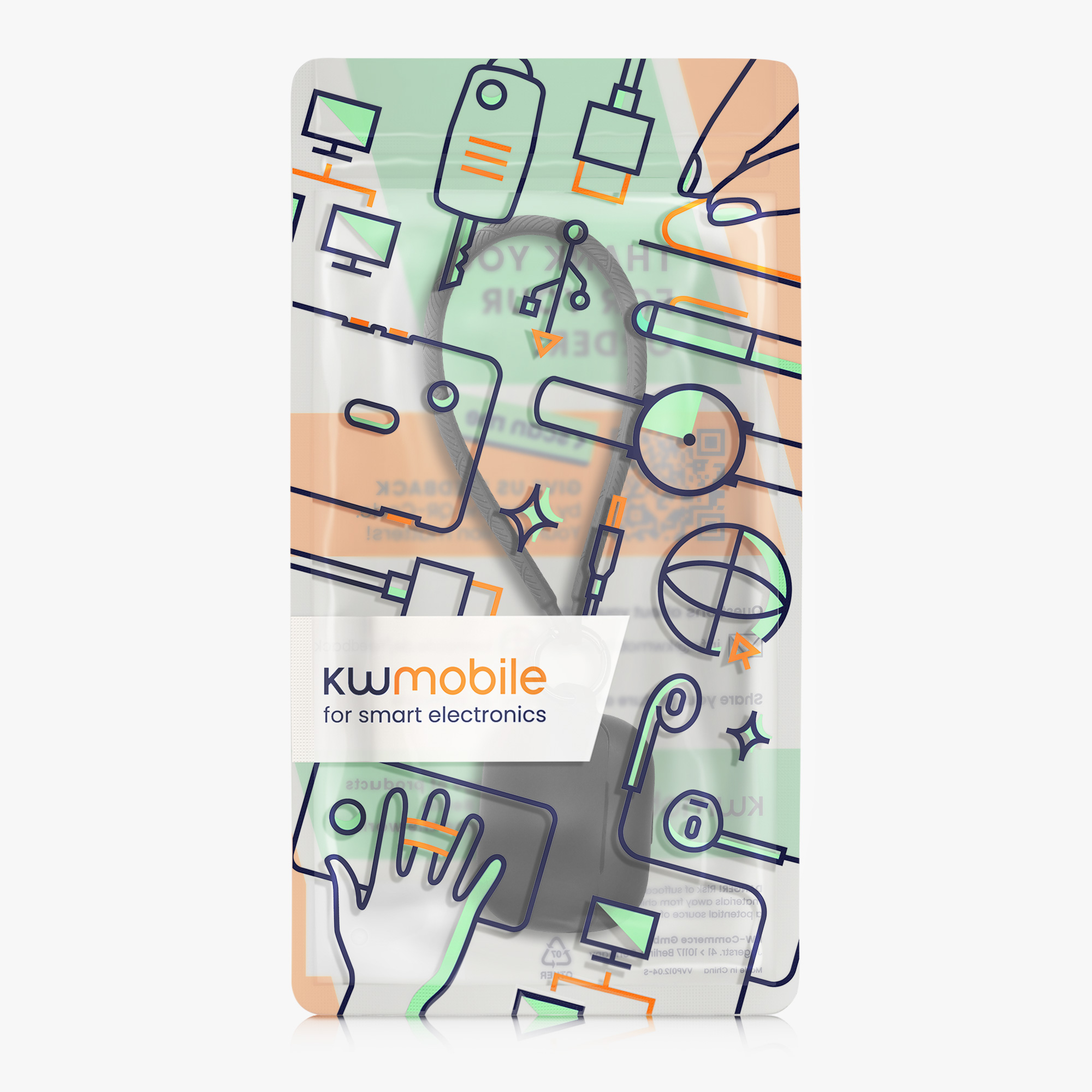 Pouzdro kwmobile pro Anker Soundcore K20i, černá