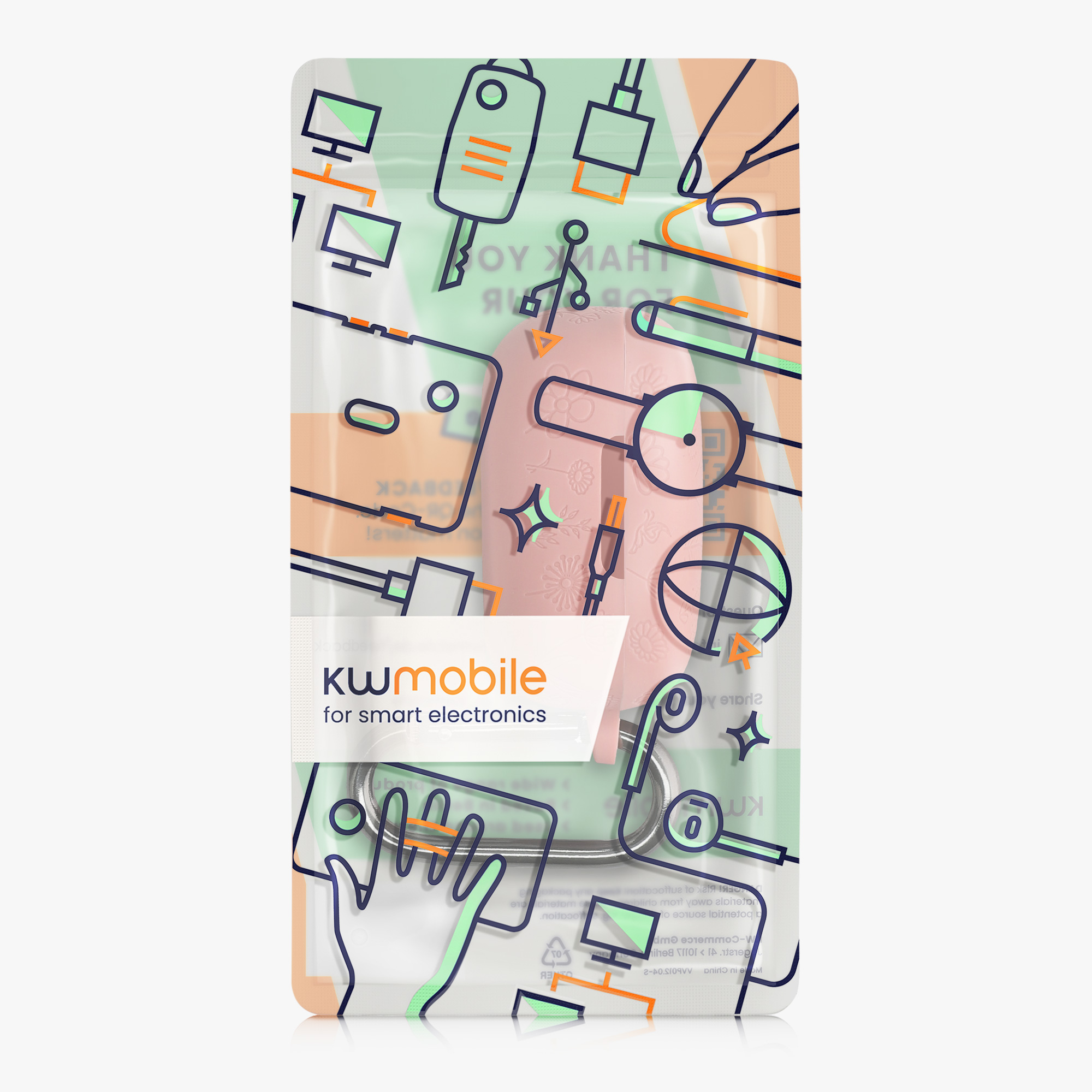 Pouzdro na sluchátka kwmobile pro JBL Live Pro 2 TWS