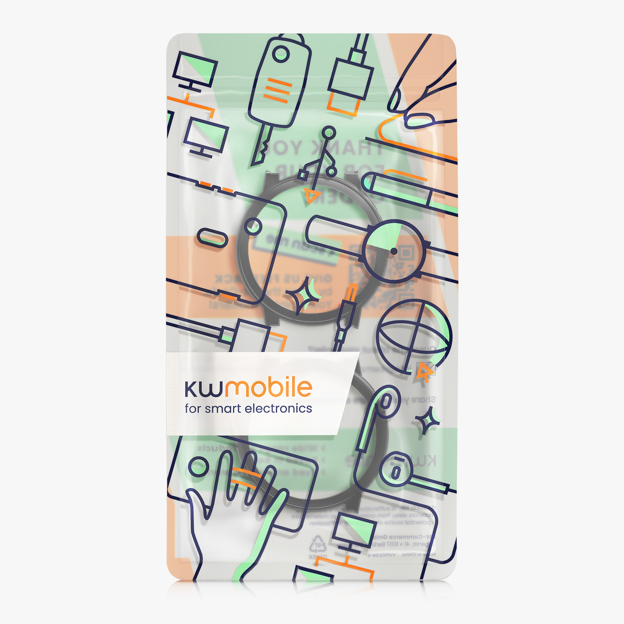 Ochranné sklo COROS PACE Pro kwmobile - černá