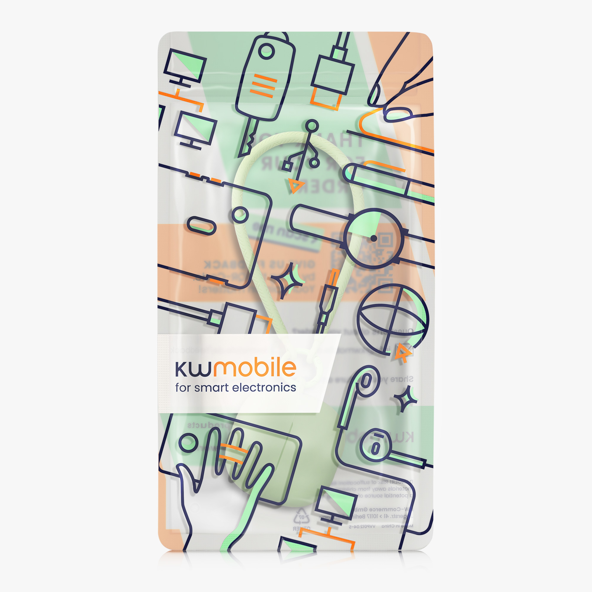 Silikonový řemínek hodinky Xiaomi Redmi Buds 6 Lite náhradní zelená kwmobile