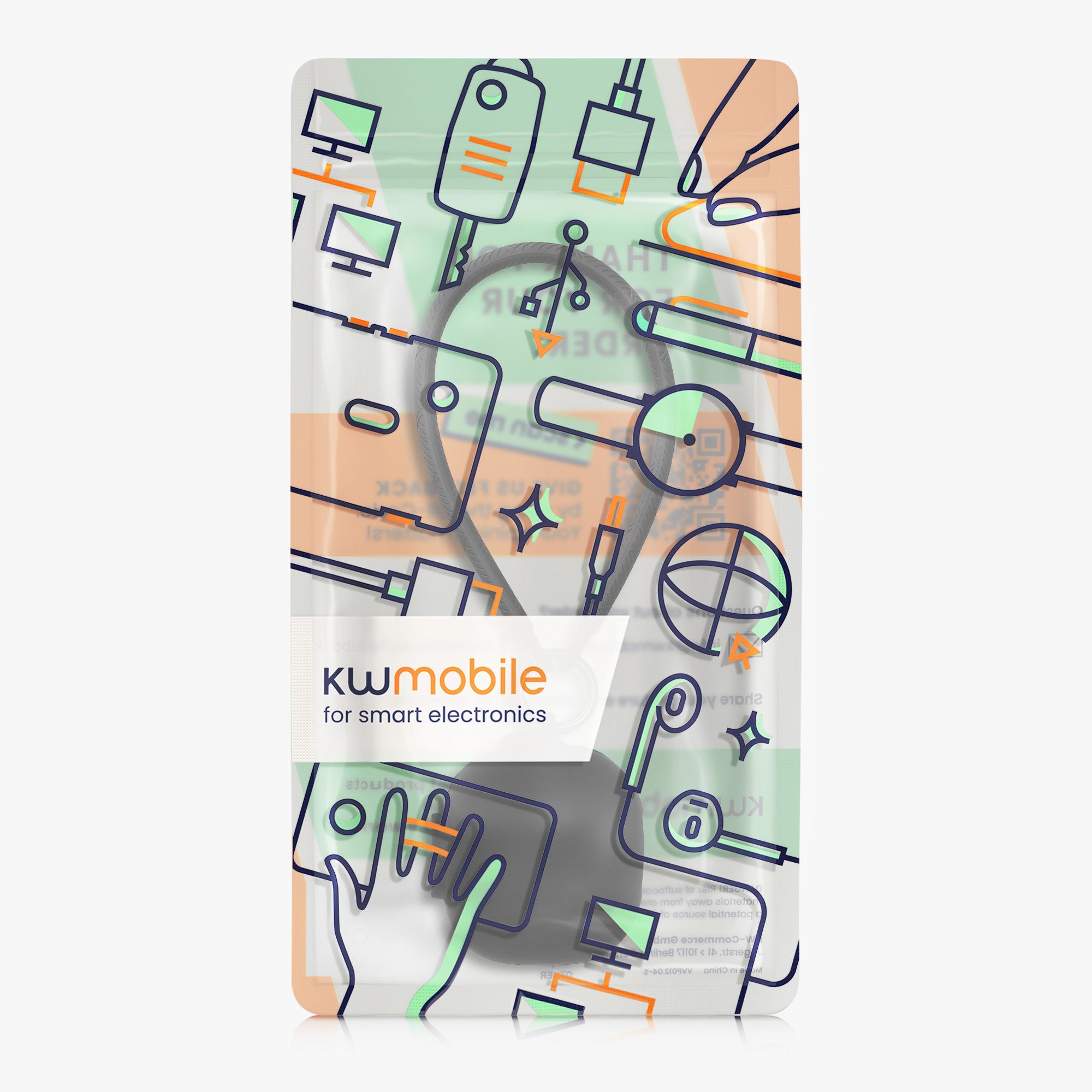 Pouzdro kwmobile pro Anker soundcore P40i, černá