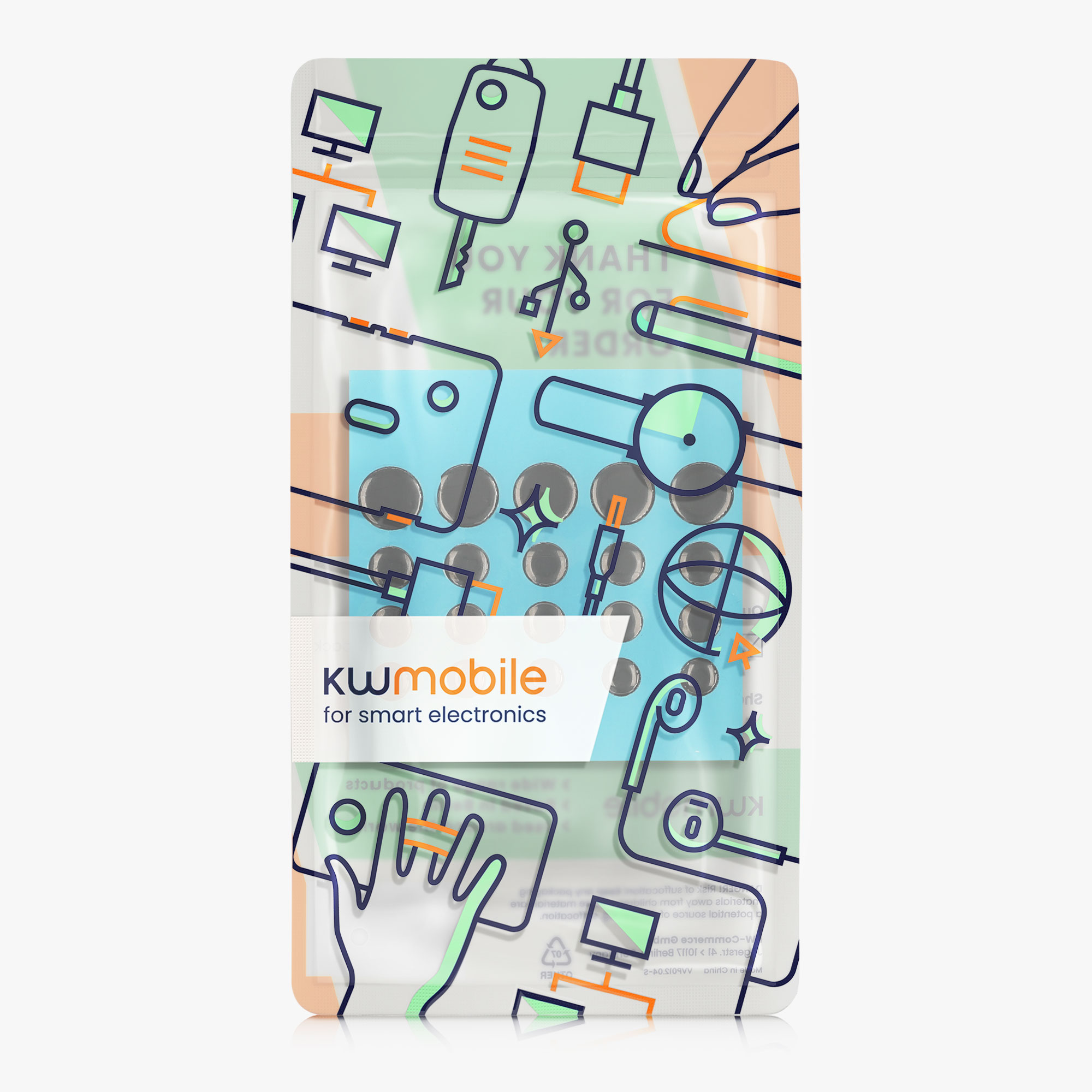 Kluzáky pro myš kwmobile Universal - 20 ks