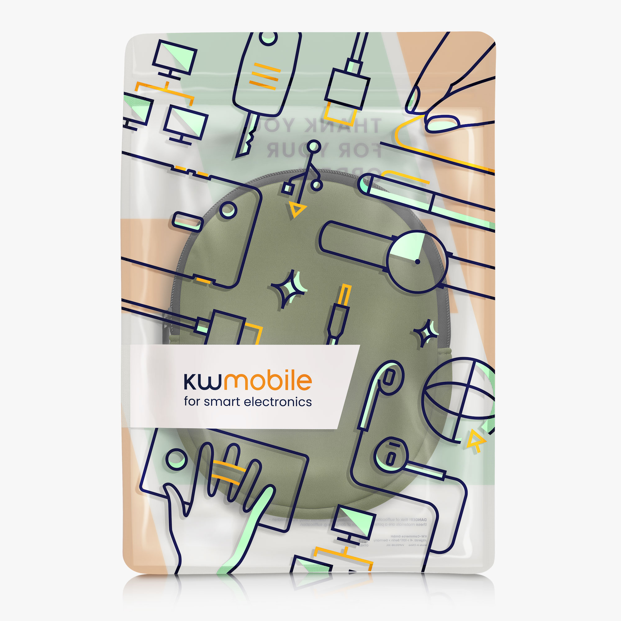 Pouzdro na sluchátka Soundcore Q20i – Over kwmobile