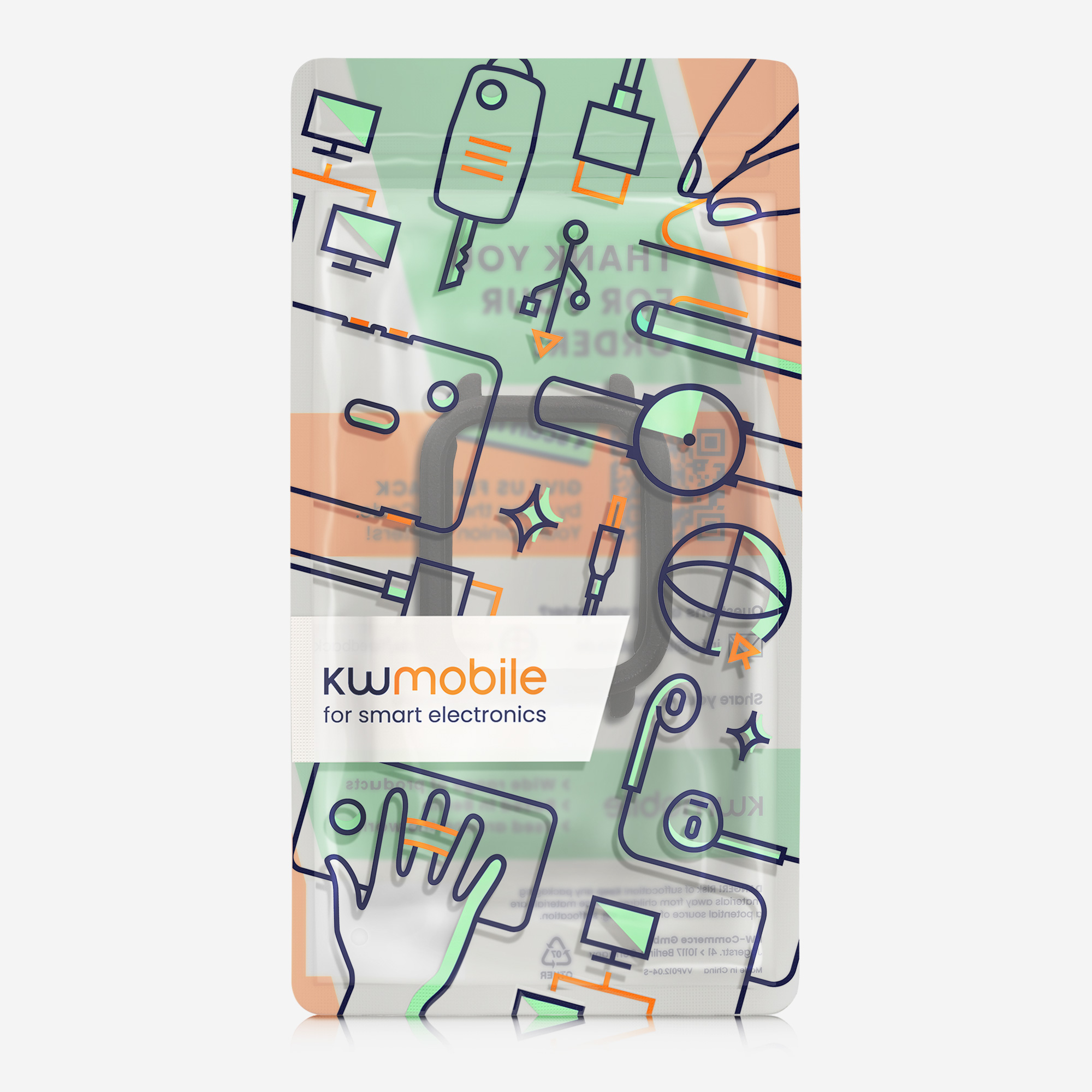 kwmobile ochranný kryt na chytré hodinky Redmi Watch 5 Active - černá