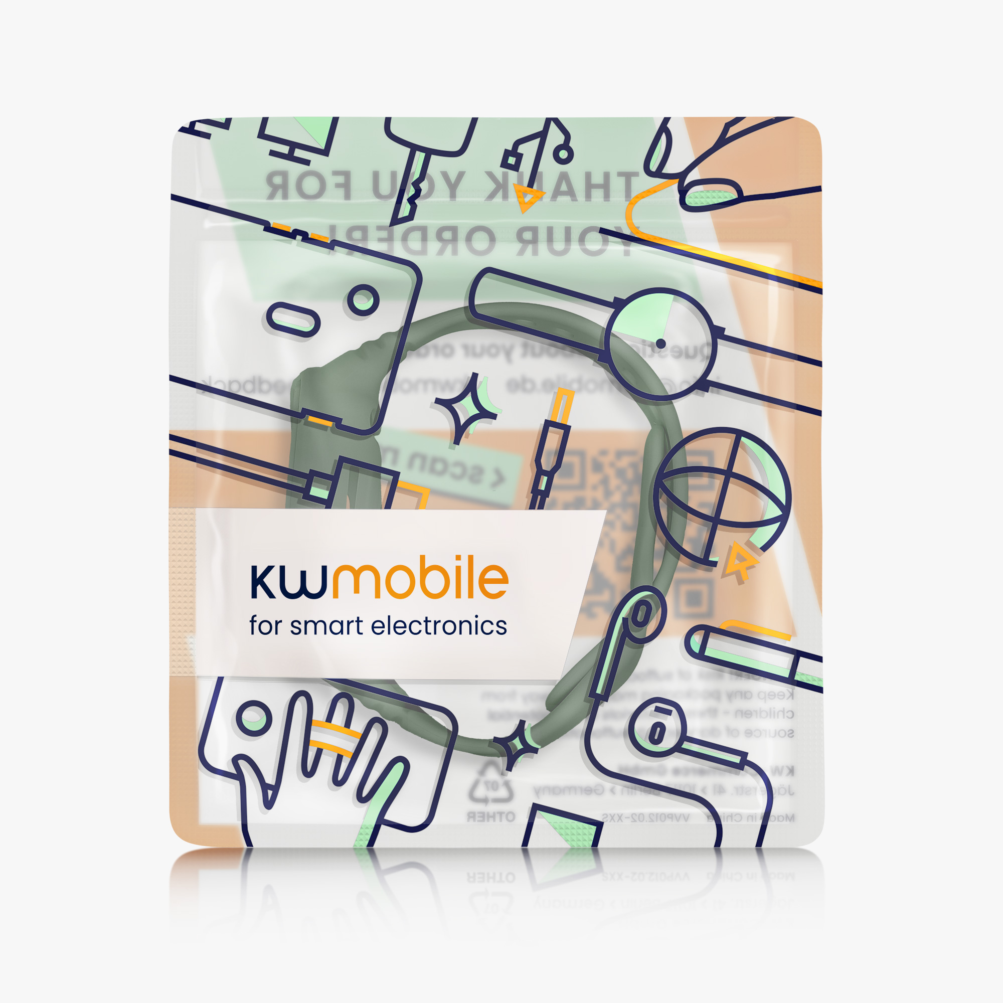 kwmobile řemínek k hodinkám Redmi Watch 3 Active / Redmi Watch 3 Lite - tmavě zelená
