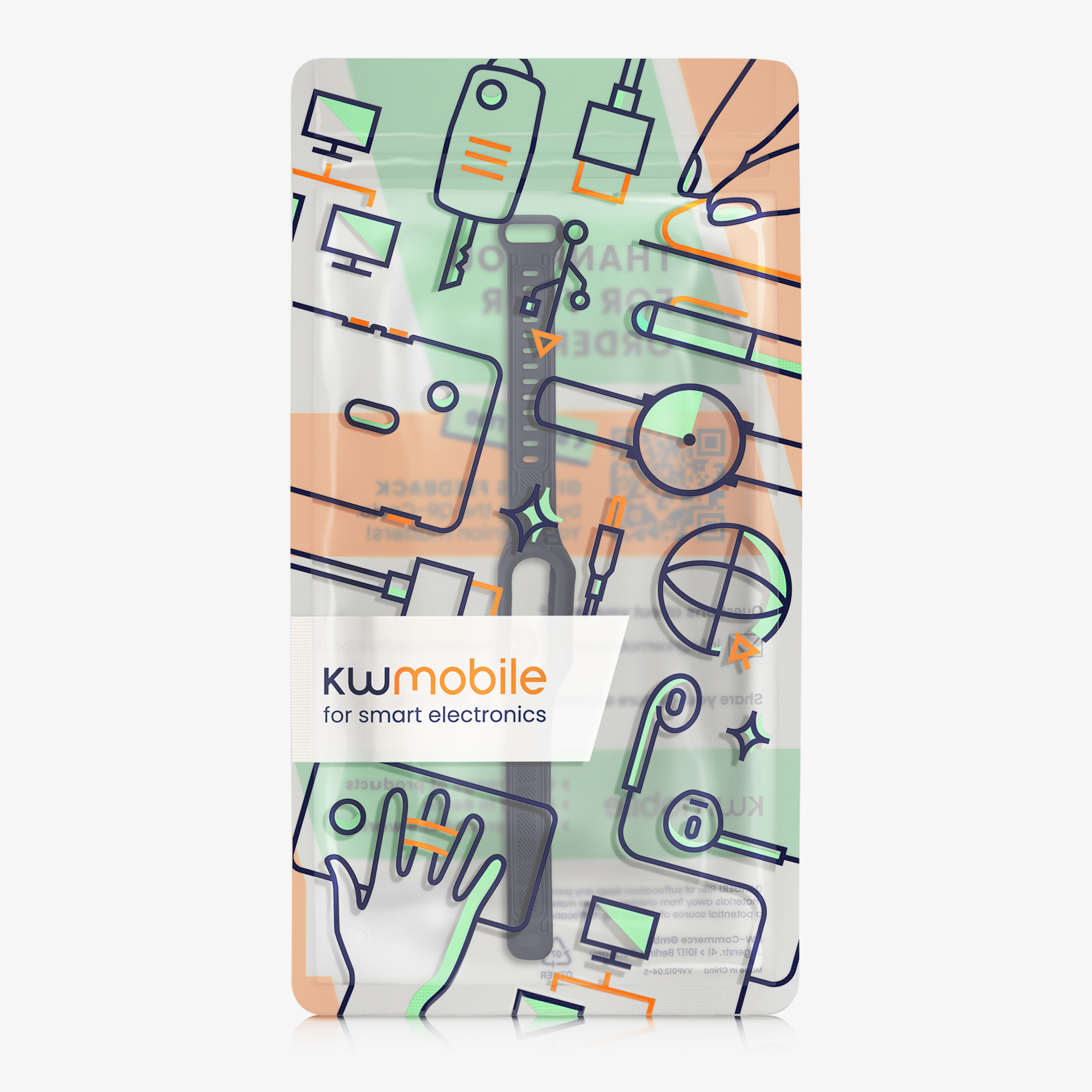 Řemínek Xiaomi Smart Band 10 / Smart Band 9 / 8 7 6 5 4 3 kwmobile - tmavě modrá