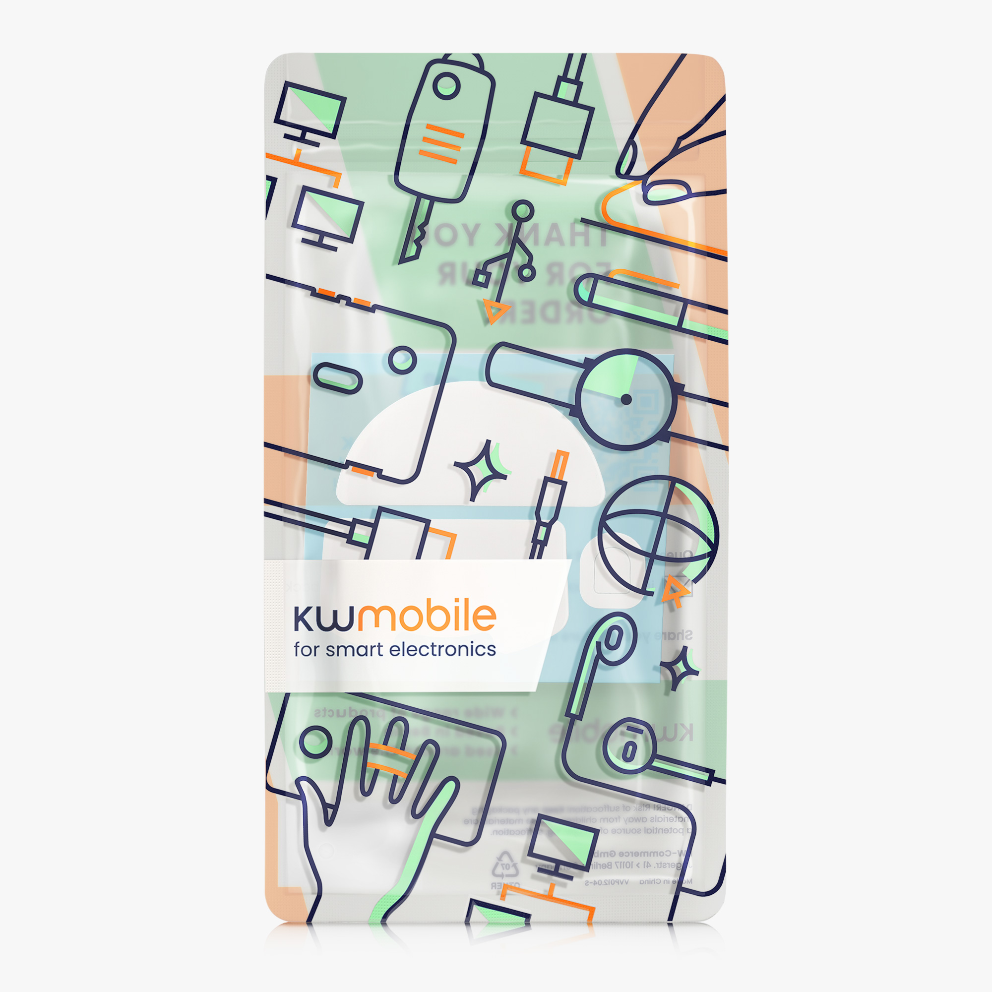 Kluzáky na myš kwmobile pro Razer Viper V3 Pro - bílá
