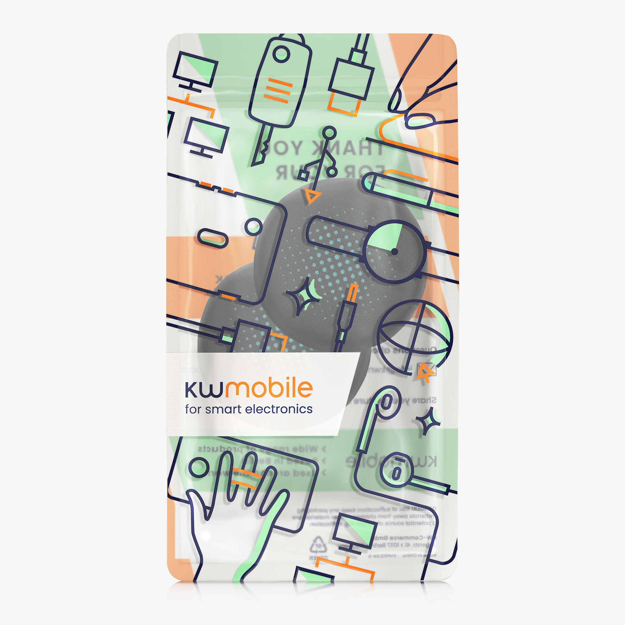 2x Náušníky na sluchátka kwmobile pro Jlab Go Work Gen 2 Ear Pads - černá