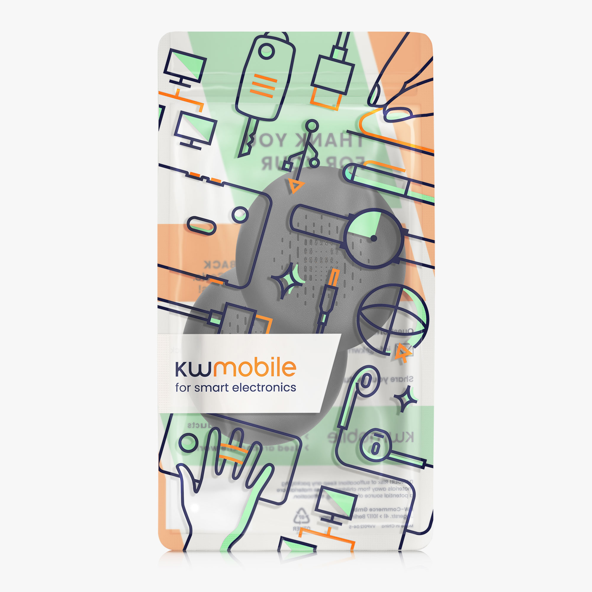 Náhradní náušníky kwmobile pro Dell WL5024 Pro - 2 ks - černá