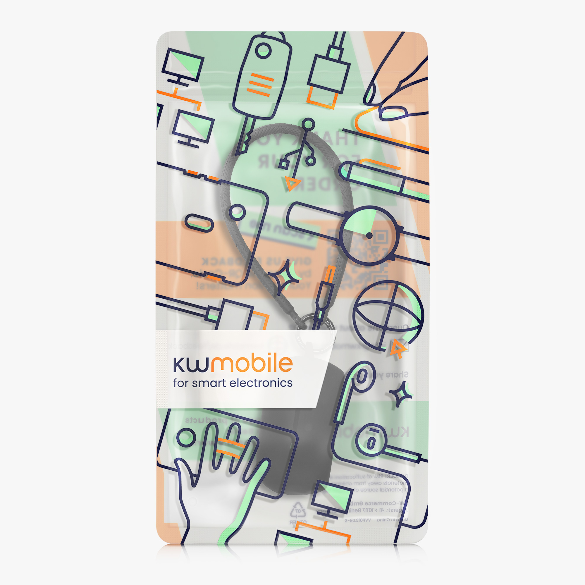 Silikonový obal nabíjecí pouzdro sluchátka Bose QuietComfort Earbuds černá kwmobile
