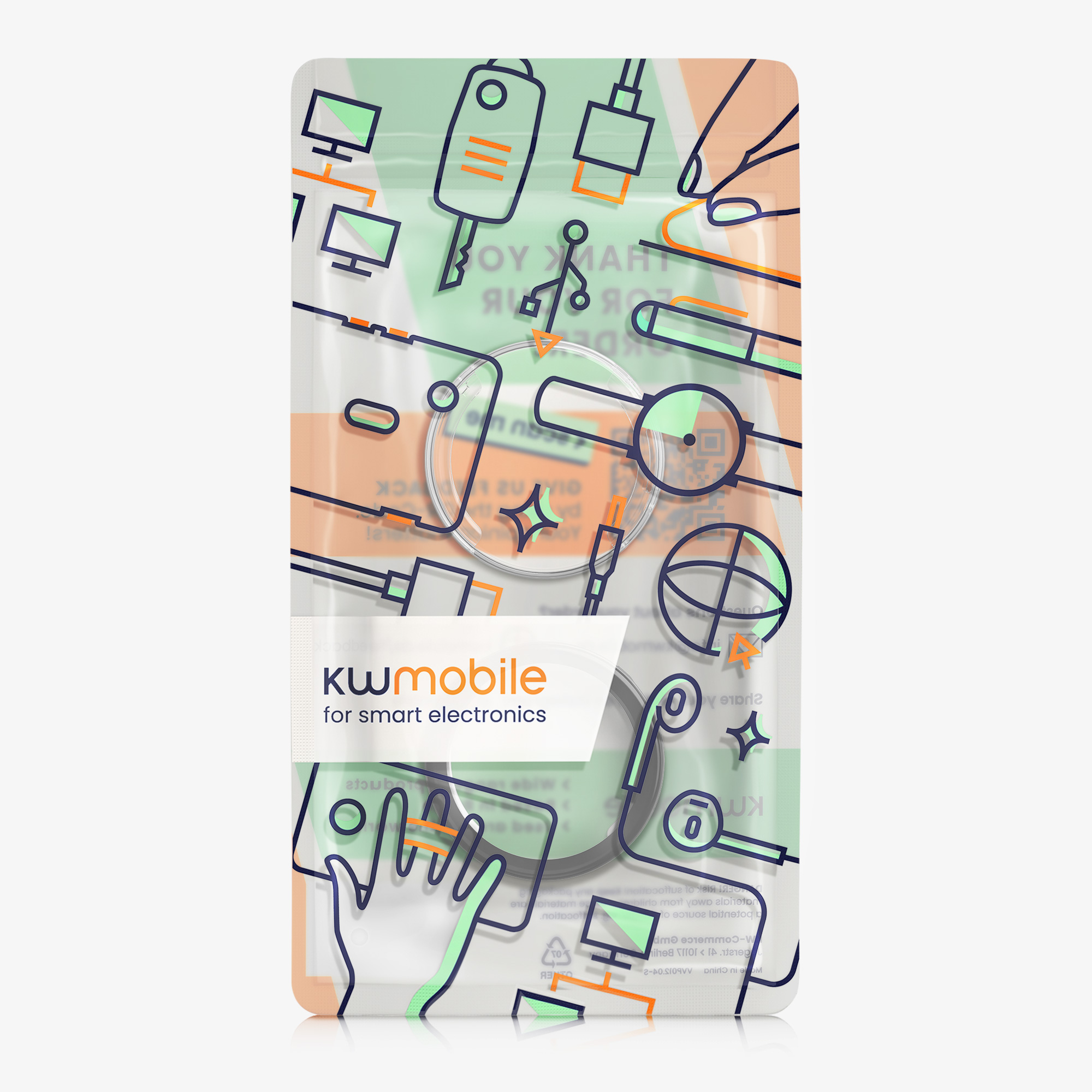 Ochranný kryt se sklem na hodinky kwmobile pro Xiaomi Watch S4 41mm, transparentní / černá, 2 ks
